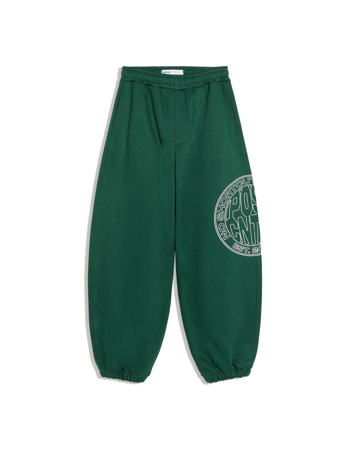 버쉬카 사이드 프린트 조거 팬츠 2772/498 GREEN