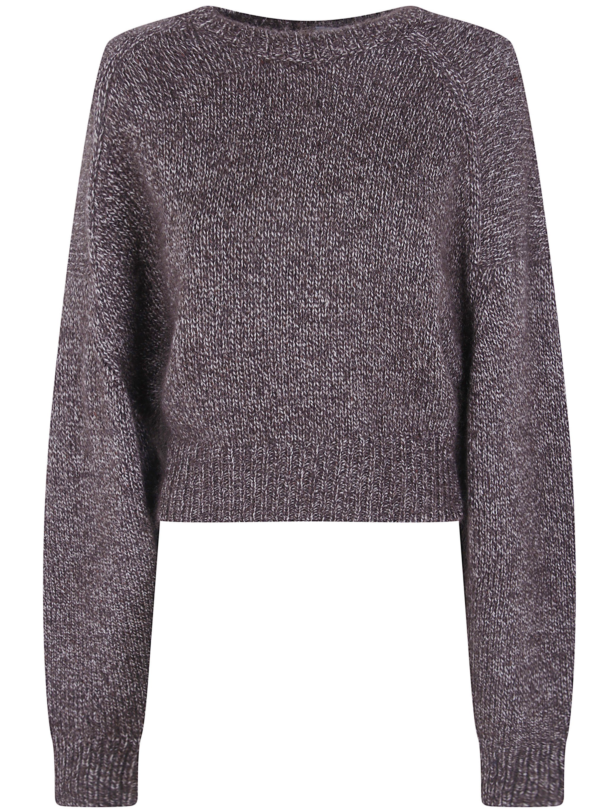 엠알지 ROUND NECK knitted 니트 여성 브라운 26FW FW2601200810