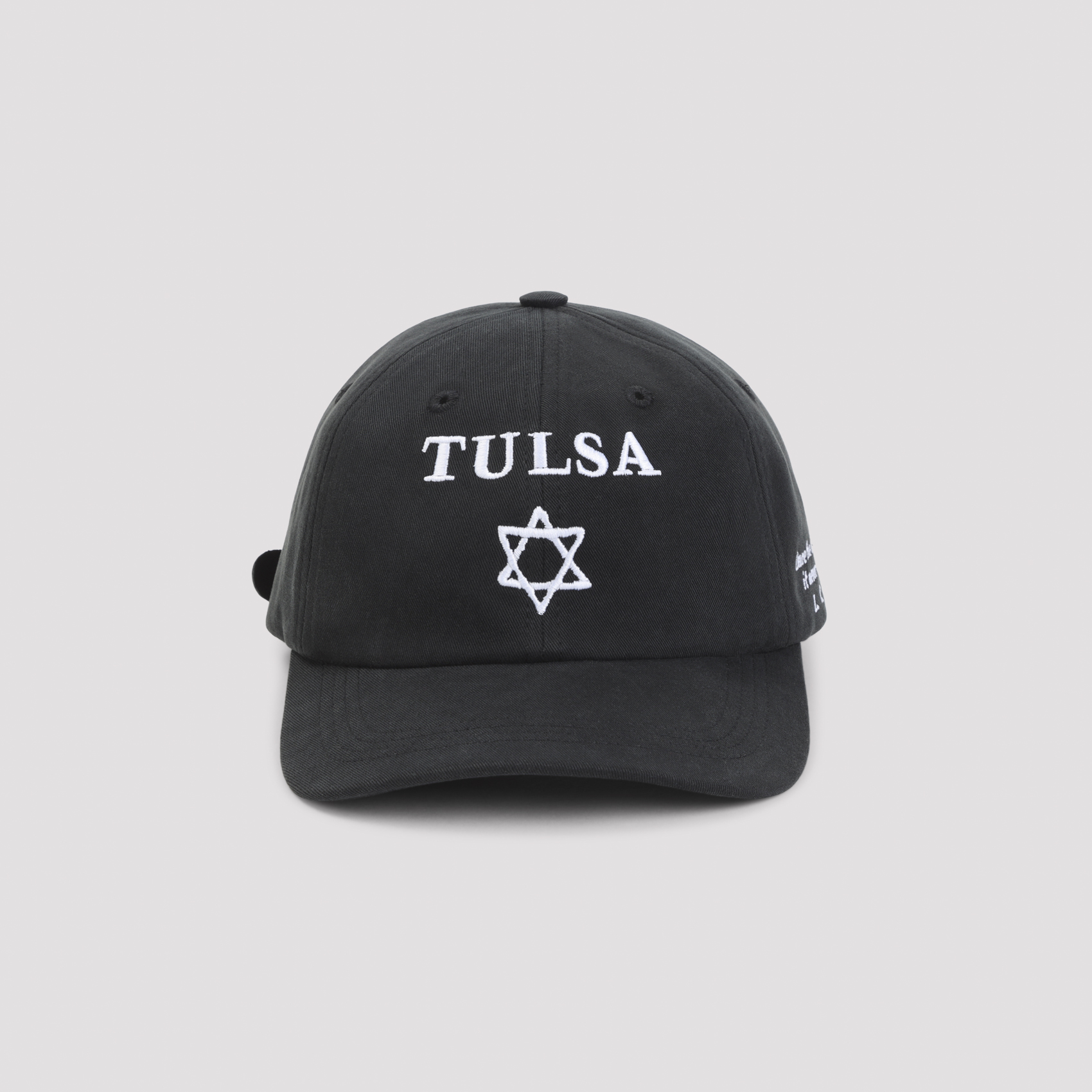 엔판트 리쳇 데프이멧 Déprimés Tulsa 6-Panel 모자 남성 블랙 26FW 100538BLACK