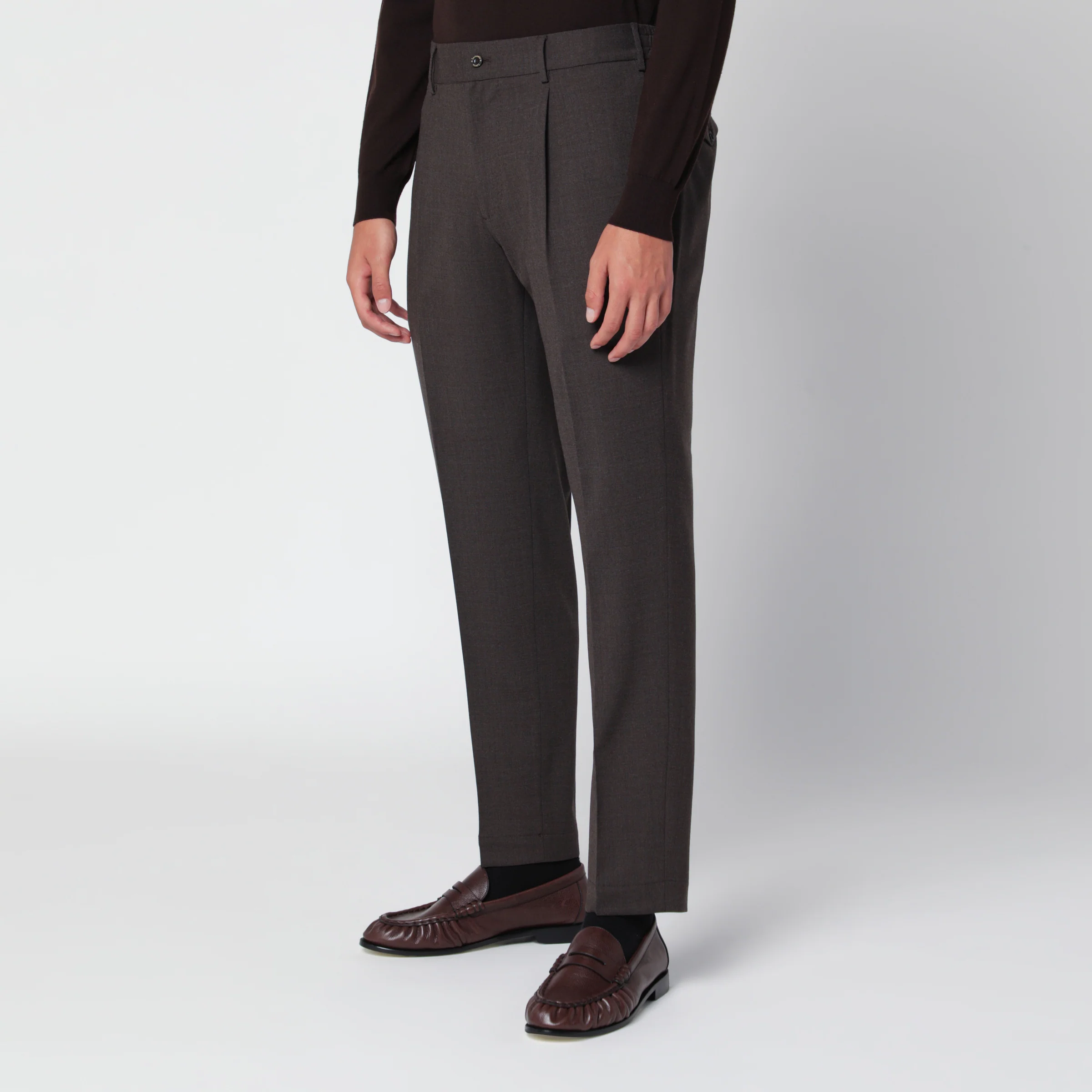 산타닐로 blend formal 테일러드 남성 브라운 26FW E2706WO56