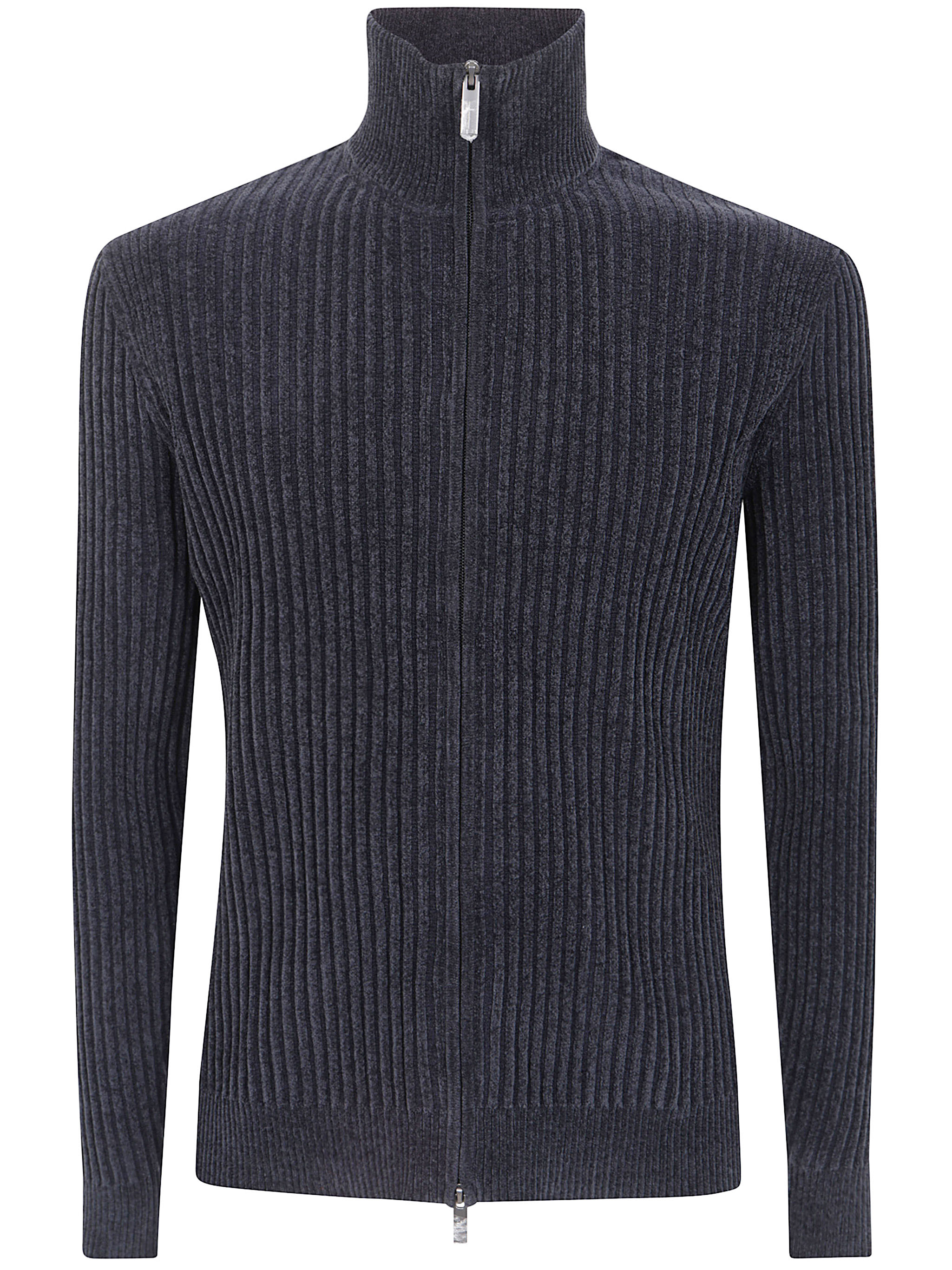알알디 RAVE FULL ZIP KNIT knitted 니트 남성 그레이 26FW W2613960