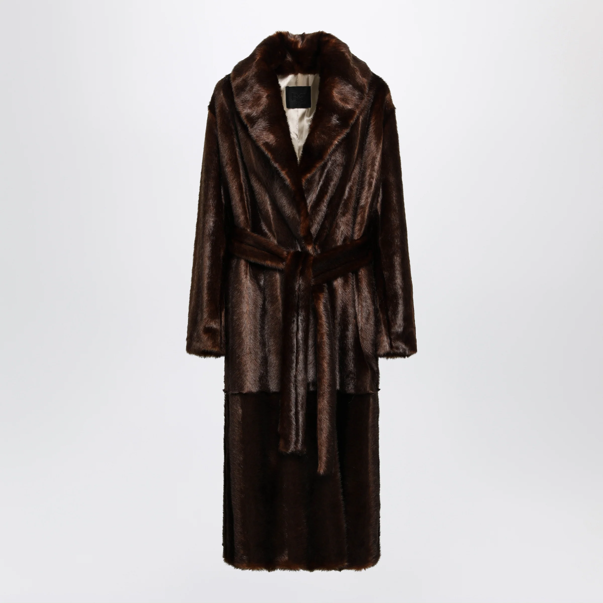 비 앤 꾸뛰르 Beth 퍼 코트 여성 브라운 26FW FW26BE02EFBR