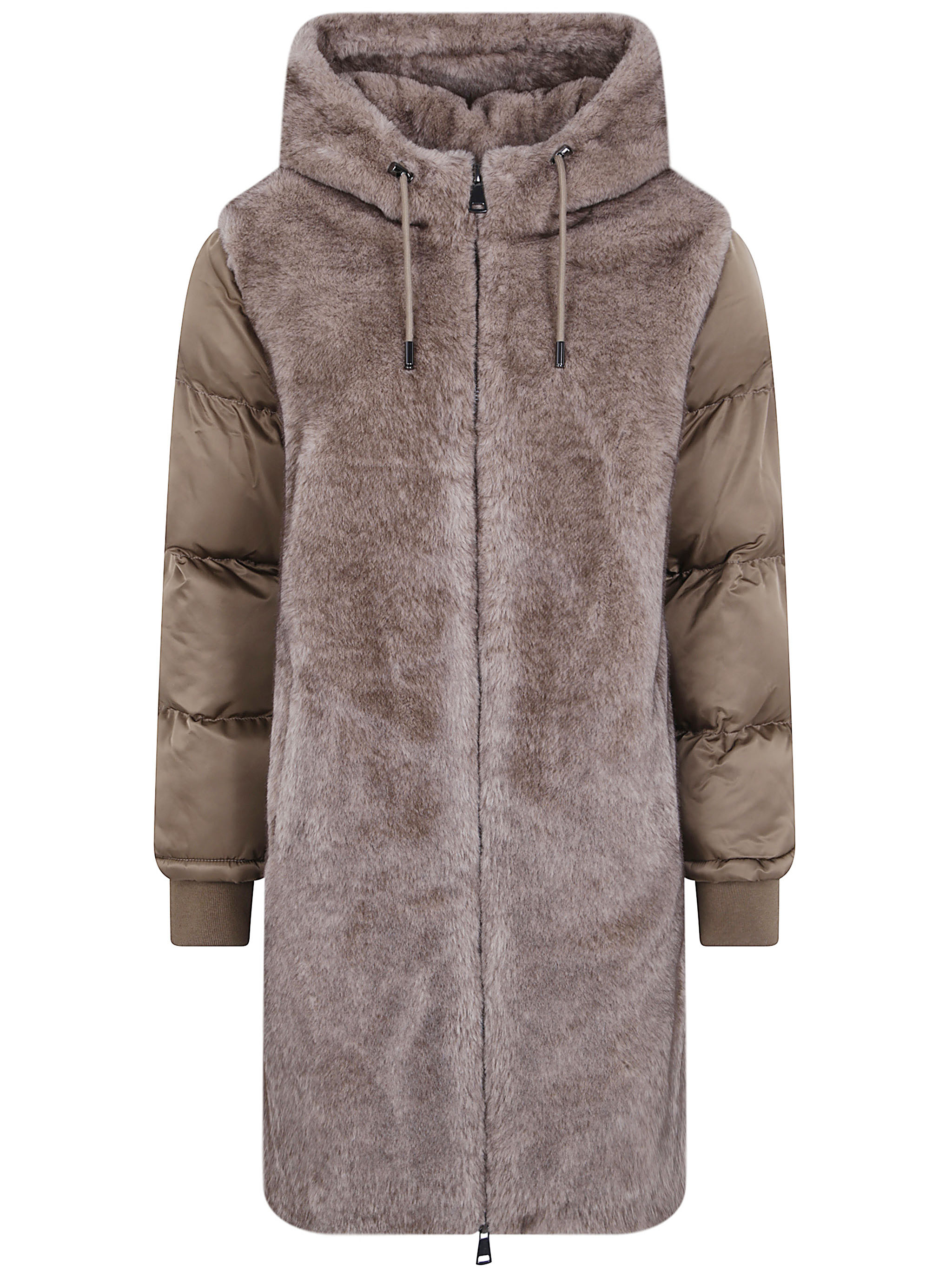 베트아콜라디 후드 자켓 여성 브라운 26FW B905DUDU00069