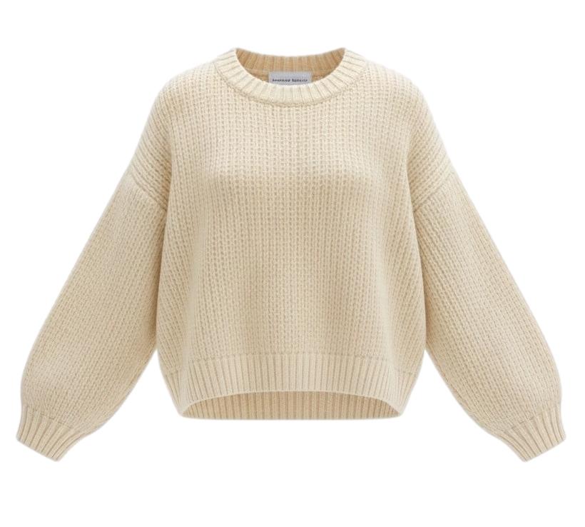 에멜손 레날디 DEEP NECK knitted 크루넥 니트 남성 화이트 26SS EMES26008EM35