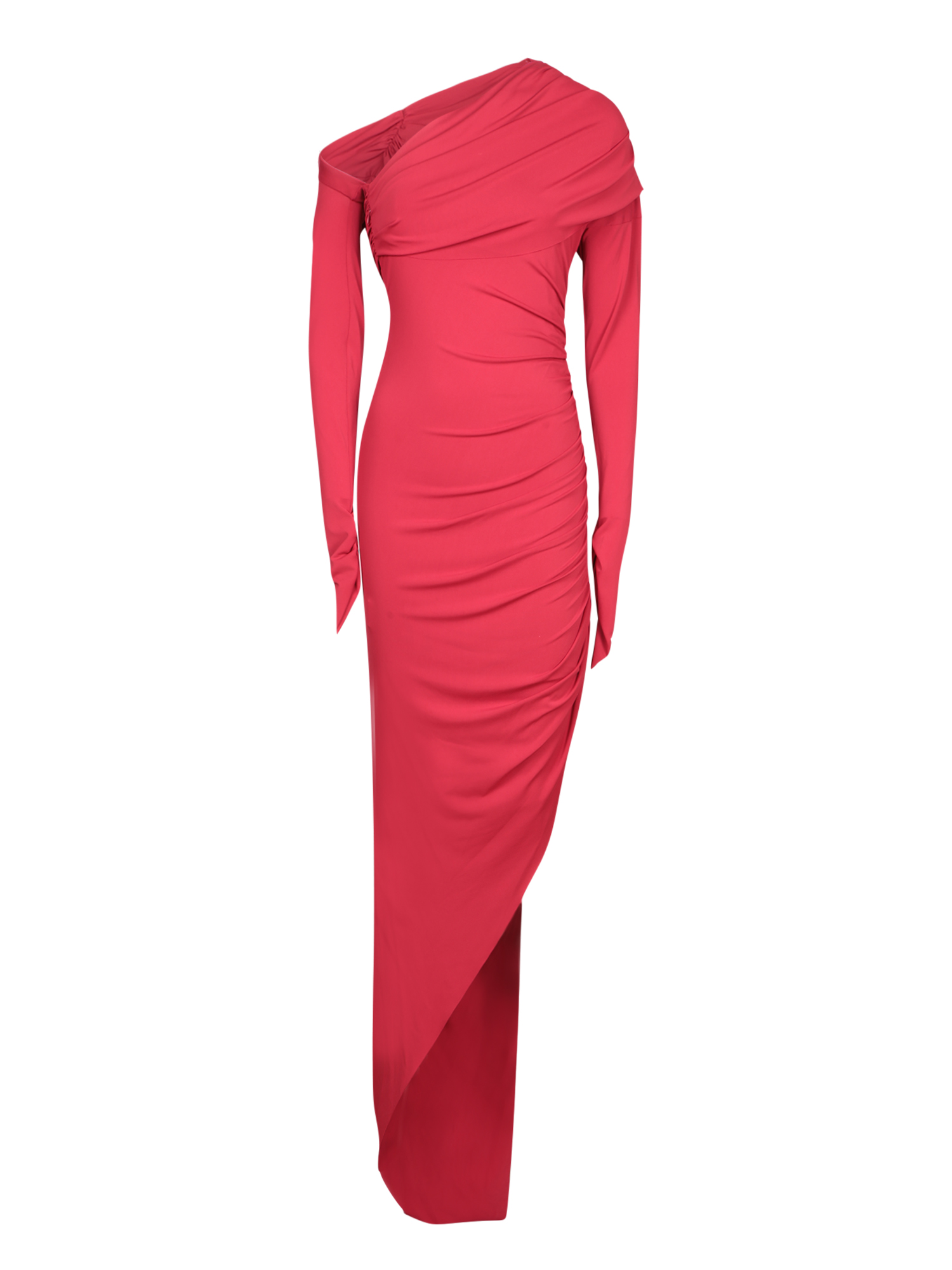 아멘 Long sleeves body draping asymmetric fastening 점프수트 여성 레드 25FW AMW25501003