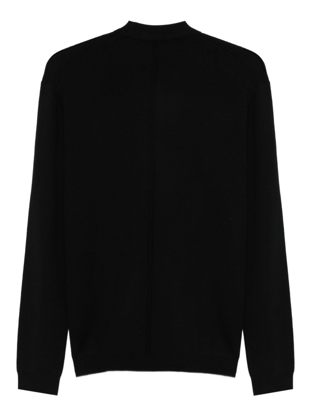 로우 브안드 Polo Style Collar Long Sleeves 니트 남성 블랙 25FW L1MFW25266736D001
