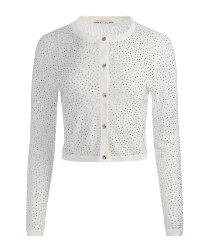 앨리스 앤 올리비아 knitted 니트 여성 화이트 26FW CC604514703B135