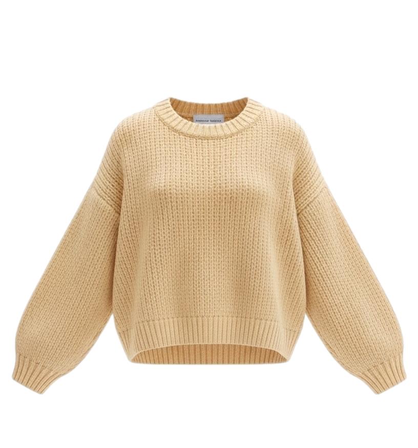 에멜손 레날디 DEEP NECK knitted 크루넥 니트 남성 베이지 26SS EMES26008EM39