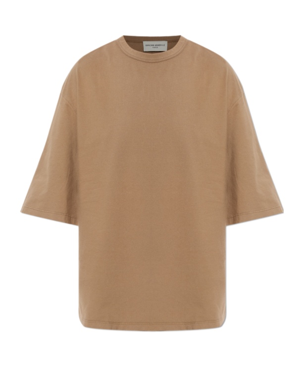 오프이치네 제네라레 티셔츠 여성 브라운 26SS S26WTEE202PREGINGERBREAD