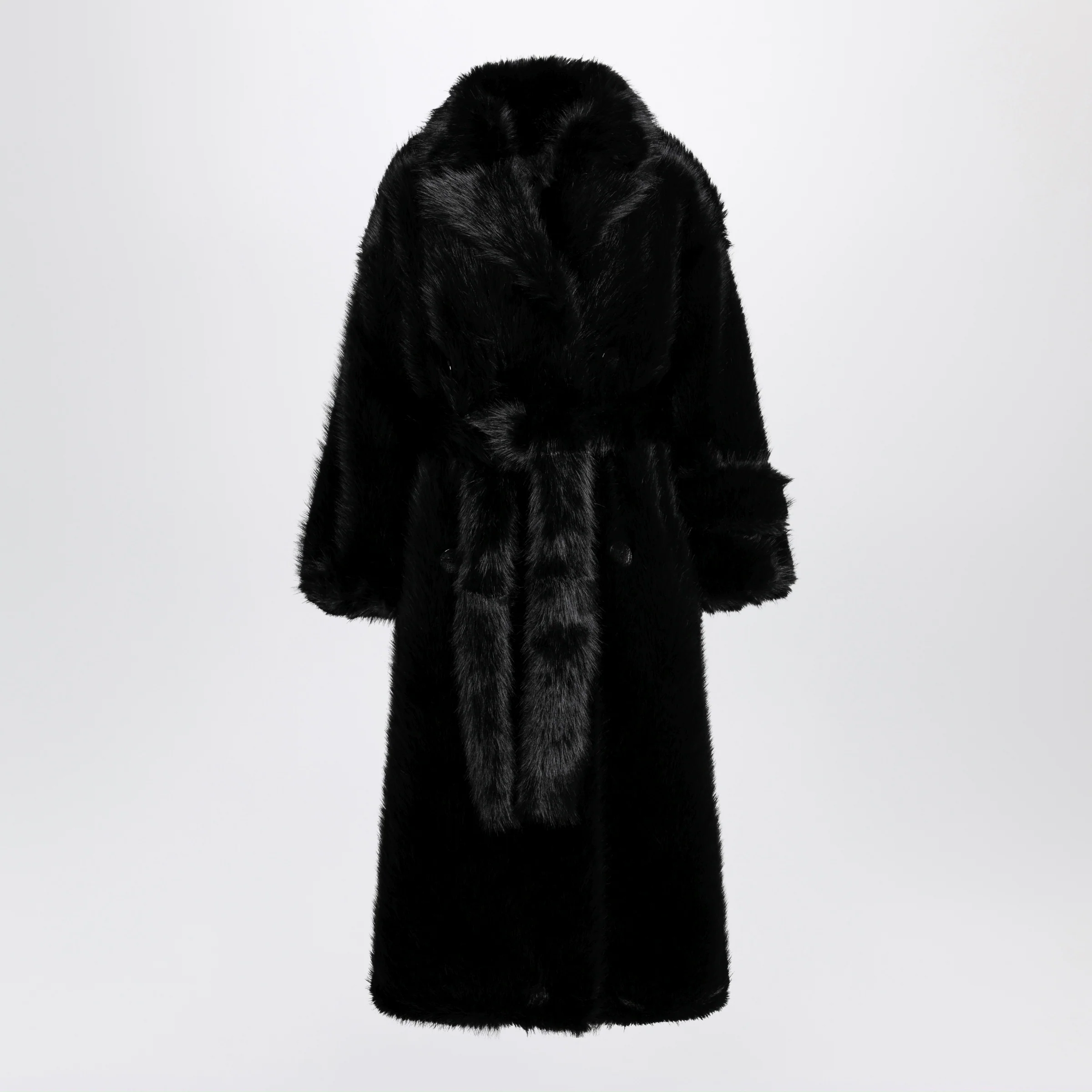 비 앤 꾸뛰르 Jackie double-breasted 더블 코트 여성 블랙 26FW FW26JA01EFBLK