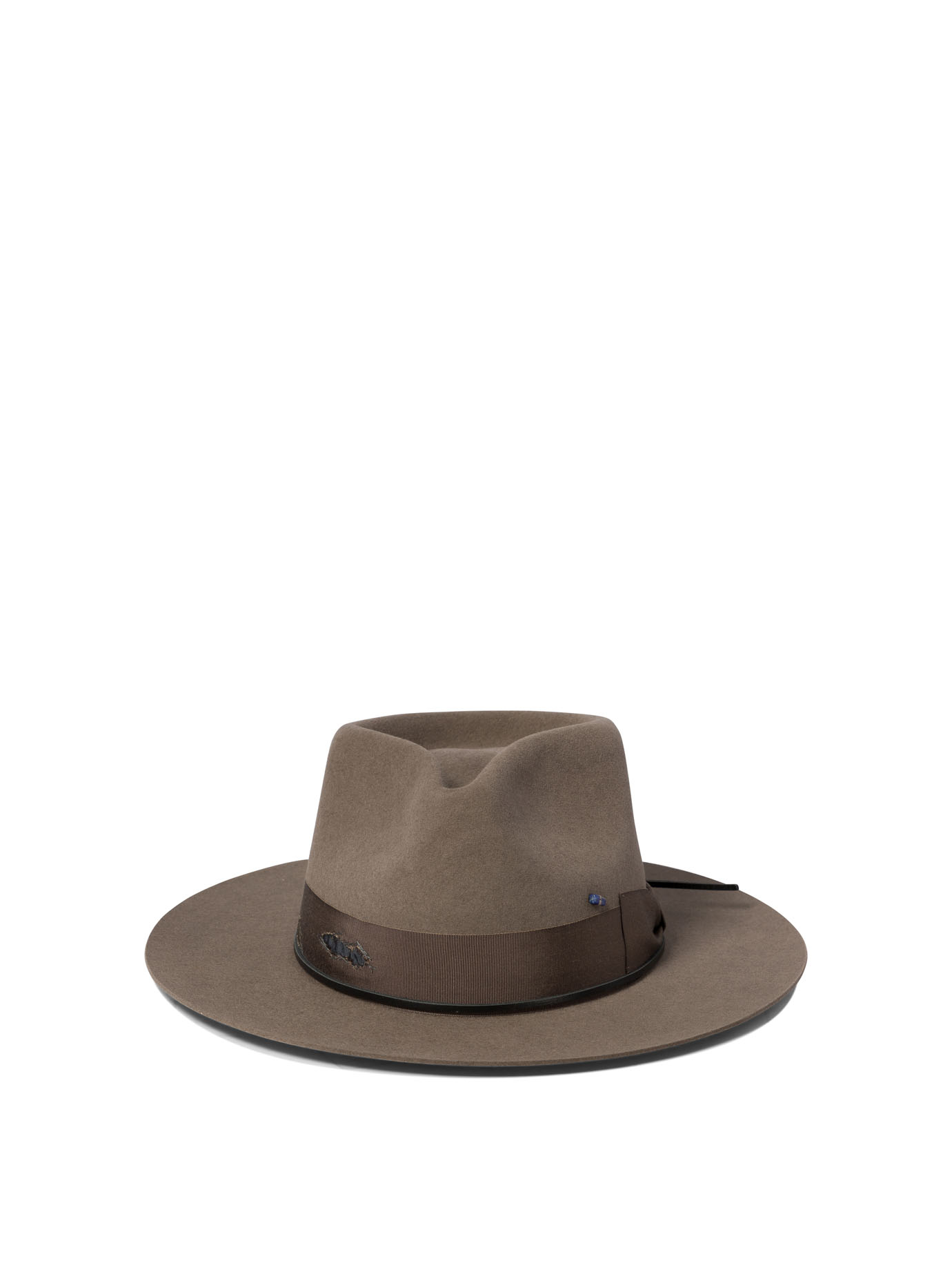 수펠두펠 Grateful Mend Fedora 모자 남성 브라운 24FW GRATEFULMENDRABBITFURFELTLIGHTTAN