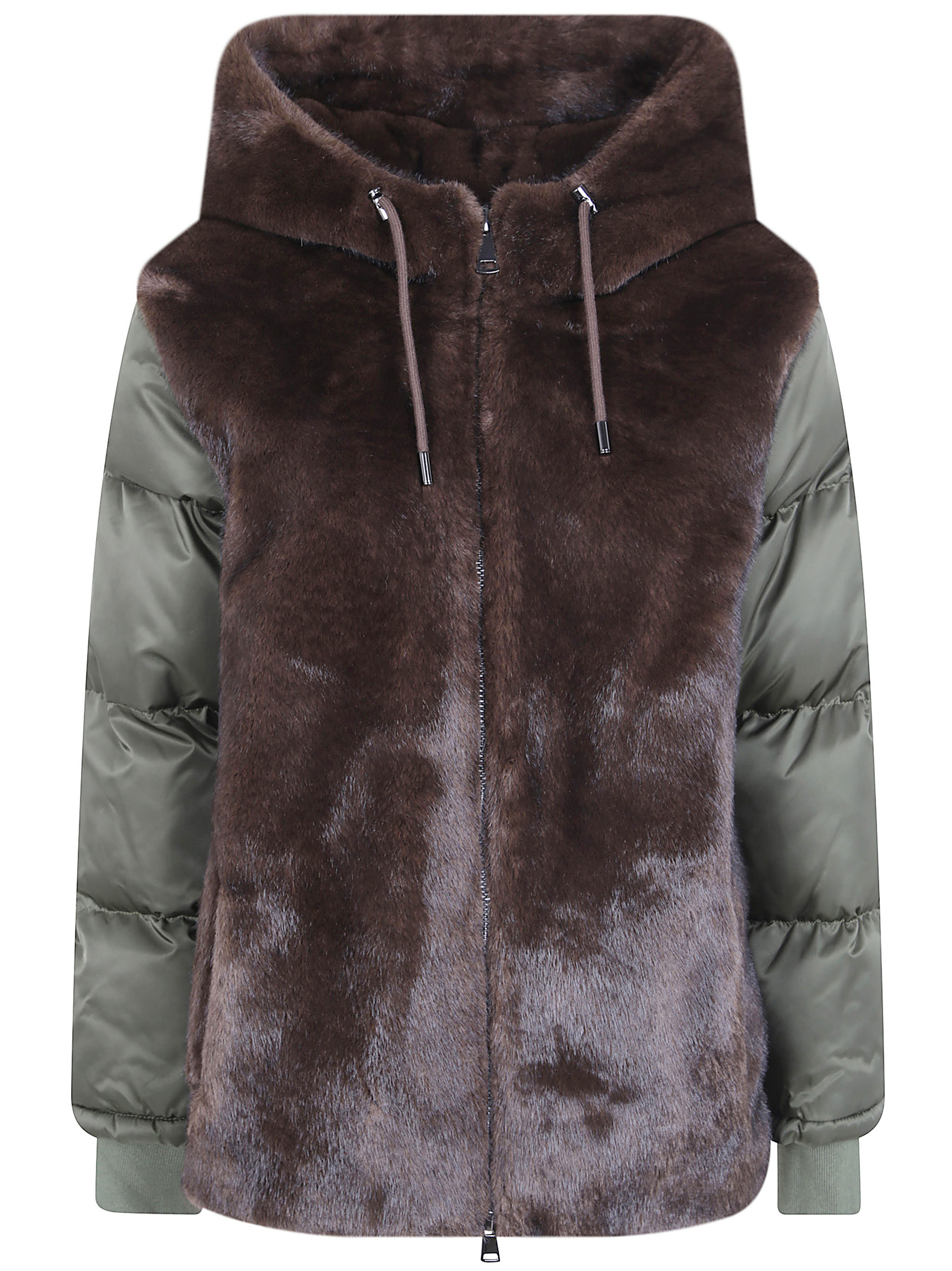 베트아콜라디 후드 자켓 여성 그린 26FW B904DUDU00070