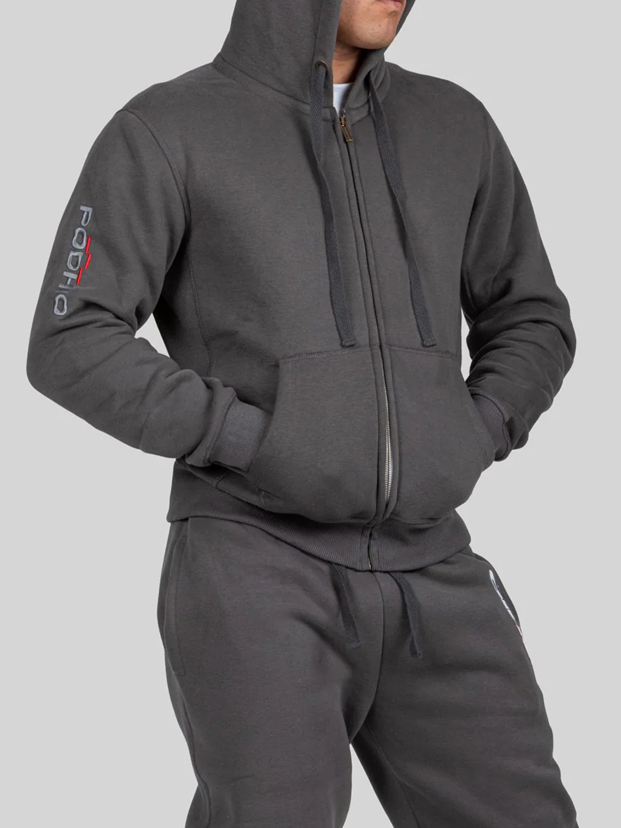 포드이오 FELPA FULL ZIP AUTHENTIC 365 casual suit 수트 남성 그레이 26SS PD00531