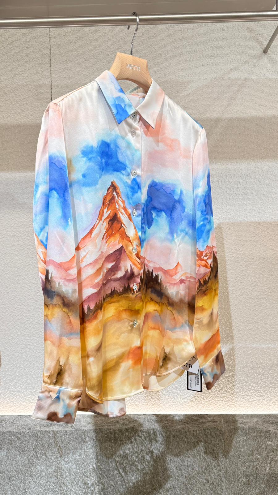 스이프 노 모레 Blu Zermatt 셔츠 여성 블루 25SS CC02ROSABLUZERMATT