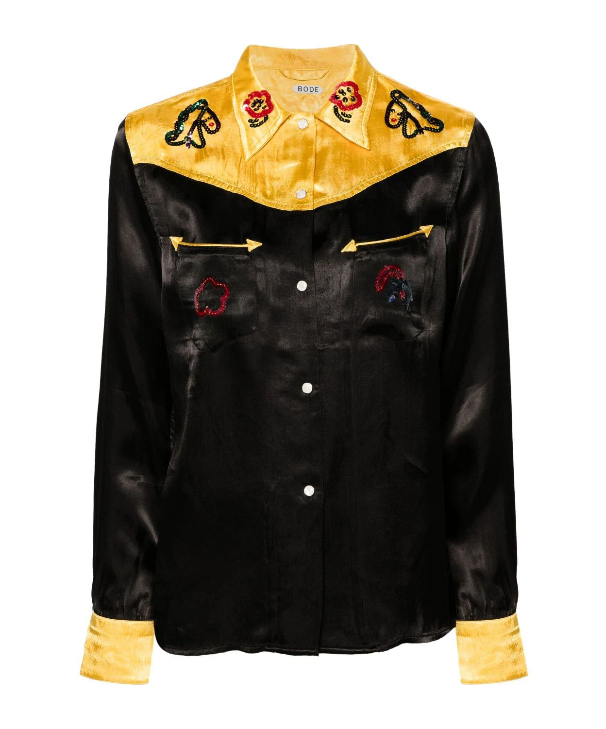 보데 셔츠 여성 블랙 24SS WRS24SH002GOLDBLACK