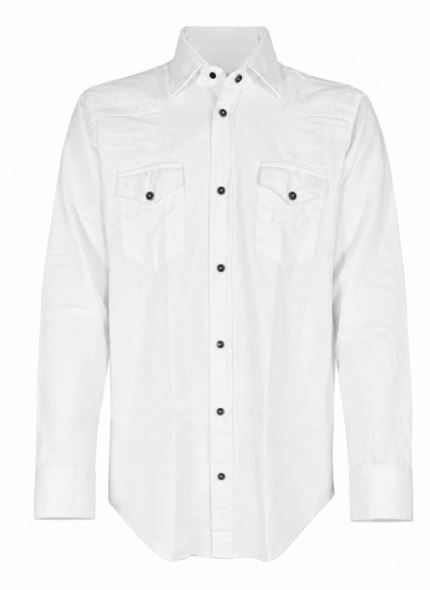살토리오 긴팔 셔츠 남성 화이트 26SS SCC0001SH44590102M