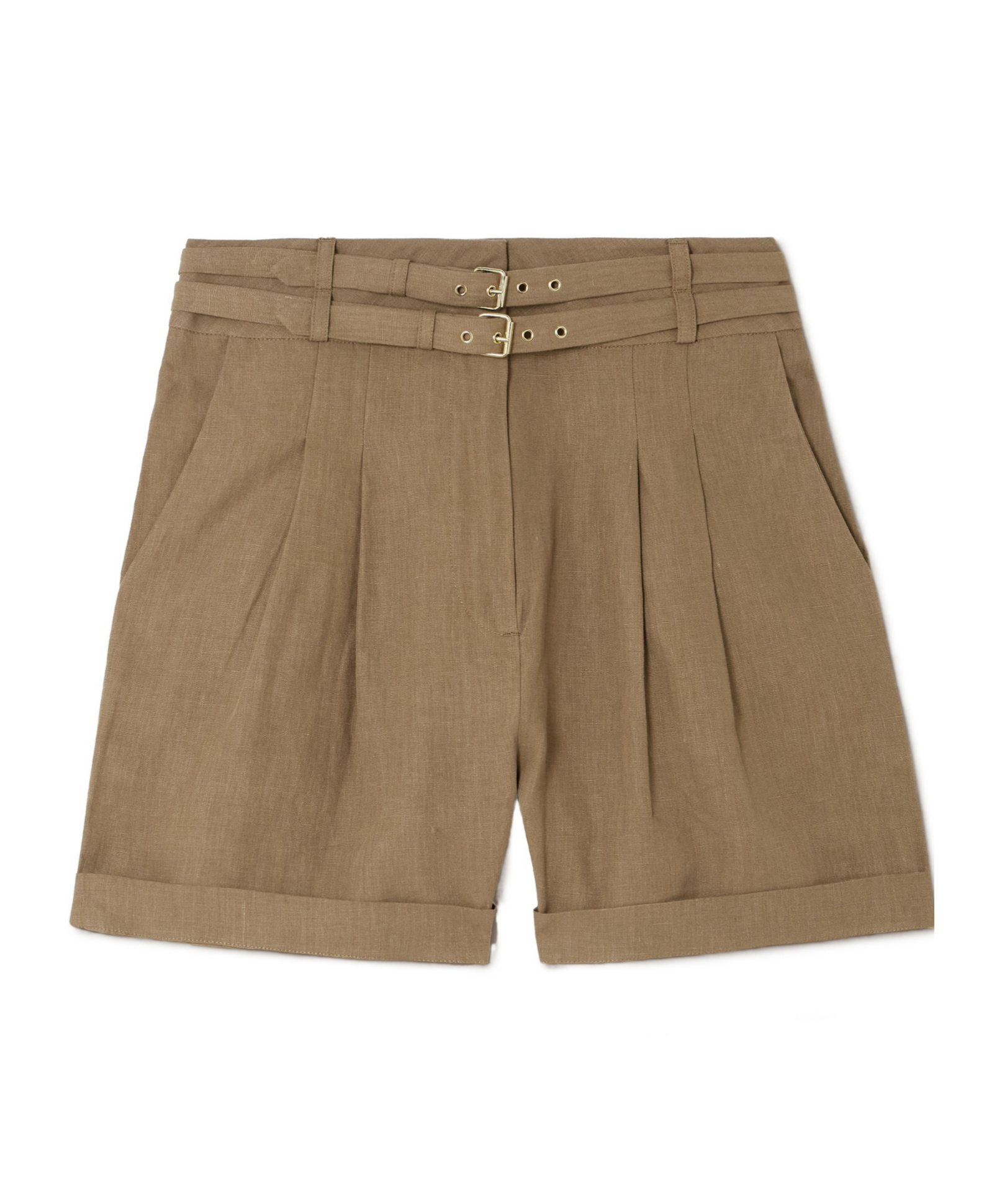 르 카사 shorts 숏팬츠 여성 브라운 26SS AQIVA00TABACCOBROWN