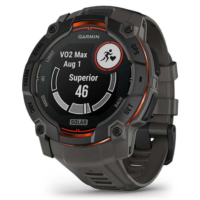 가민 OROLOGIO INSTINCT 3 SOLAR 50 MM Outdoor instruments 선글라스 남성 블랙 0100293500NERO