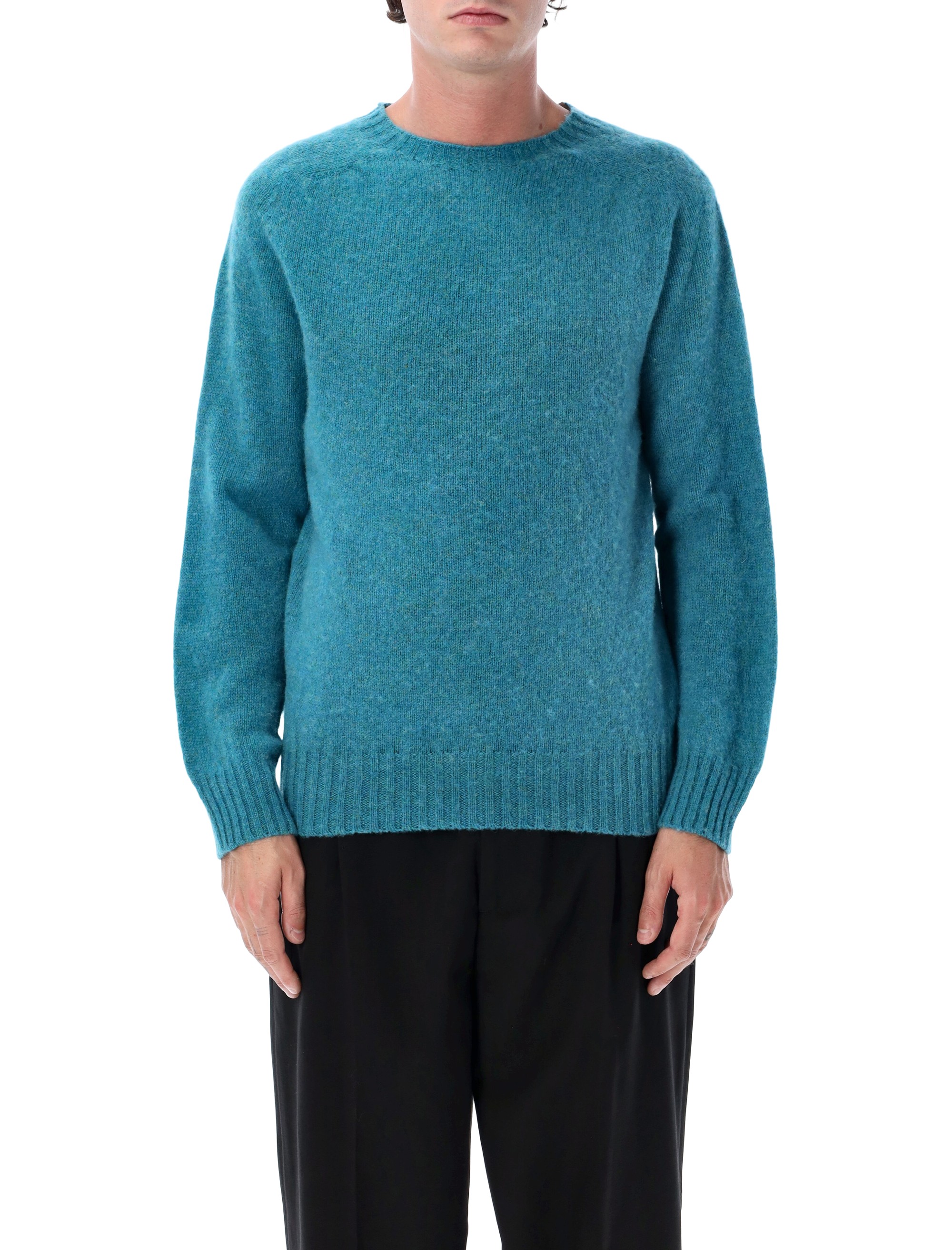 하우린 SHETLAND knitted 니트 남성 블루 26FW BIRTHOFTHECOOLSPLASH