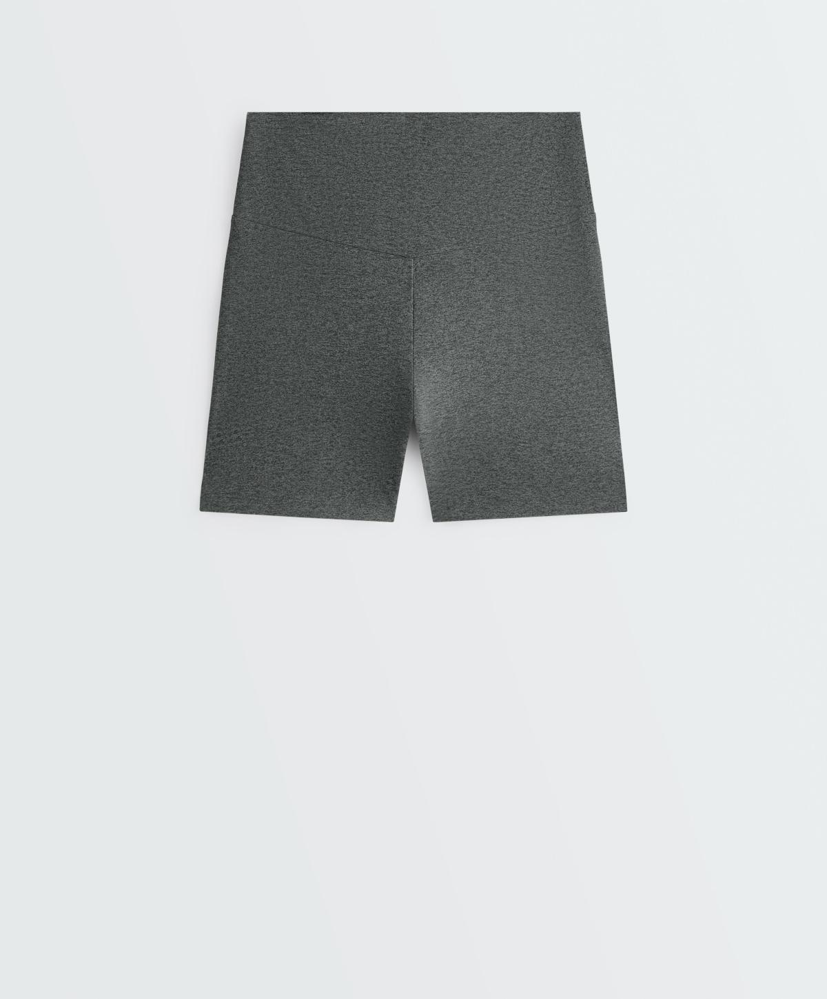오이쇼 하이라이즈 10cm 핫팬츠 1243/226/844 DARK GREY MELANGE