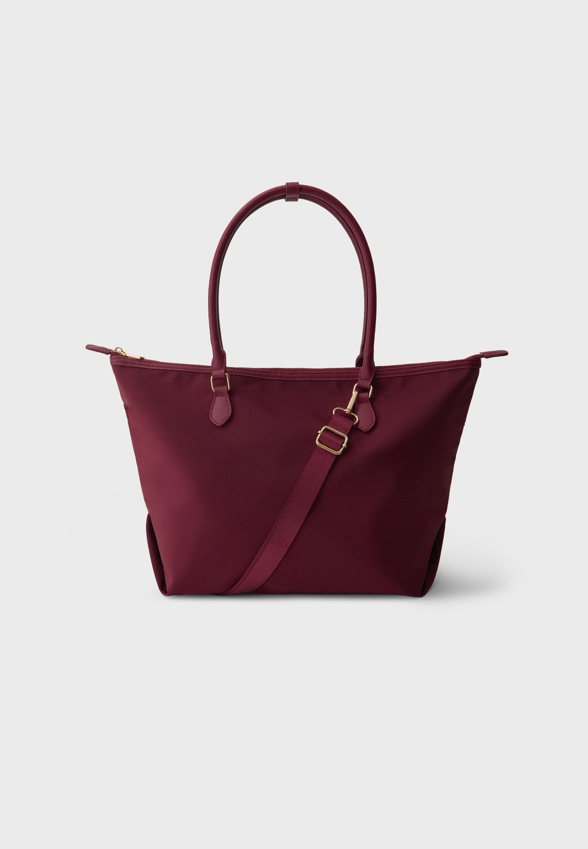 스트라디바리우스 탈착식 스트랩 쇼퍼백 3551/201/152 BURGUNDY