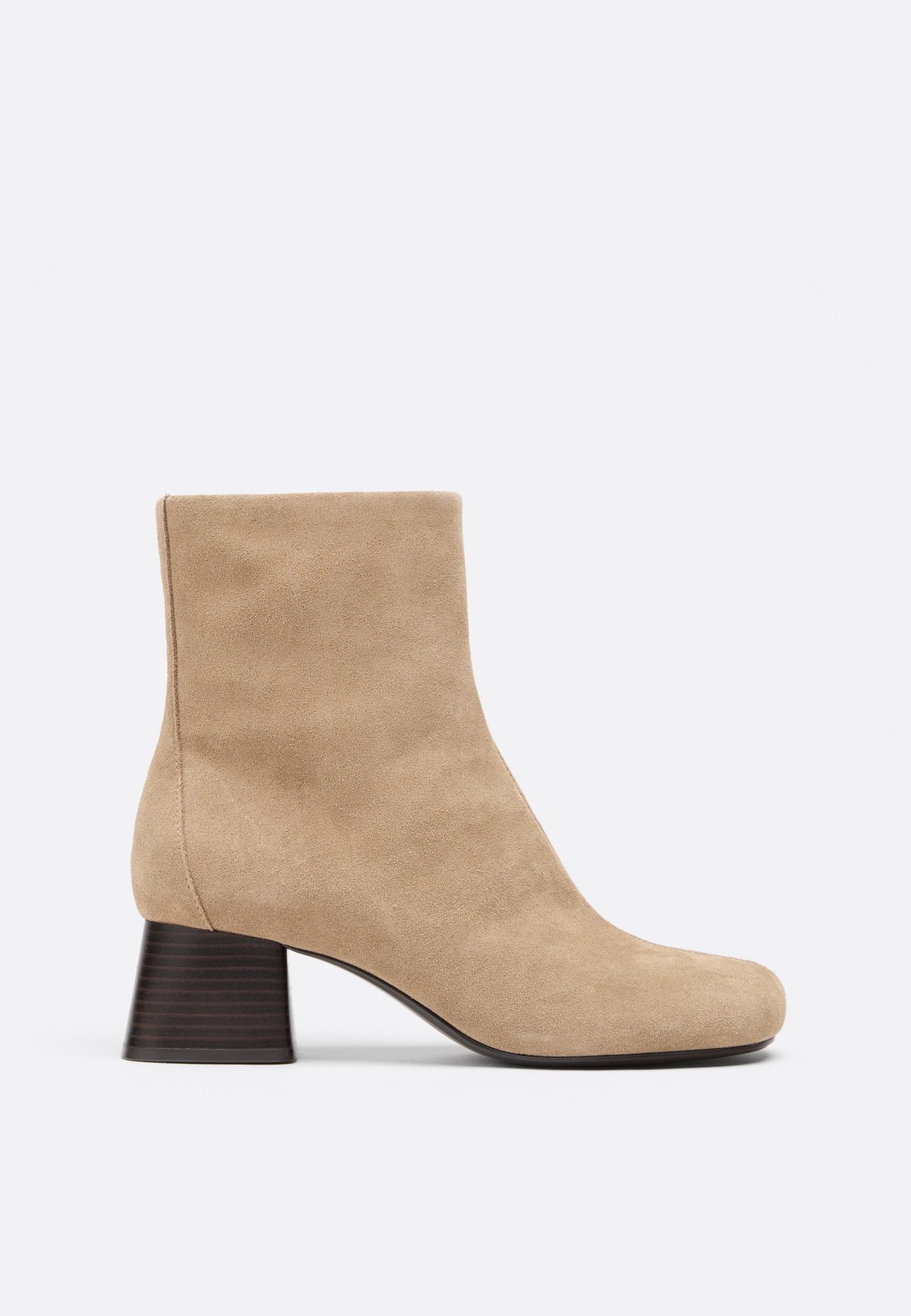 스트라디바리우스 블록힐 라운드토 앵클 부츠 9913/870/102 BEIGE