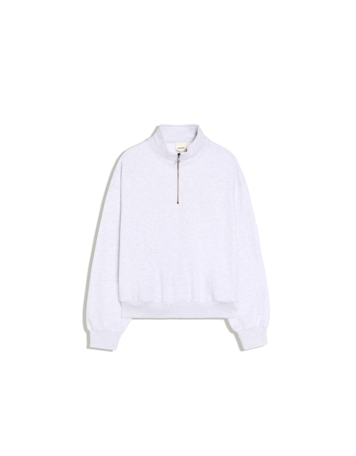 버쉬카 하프집업 크롭 스웨트셔츠 3572/498 GREY