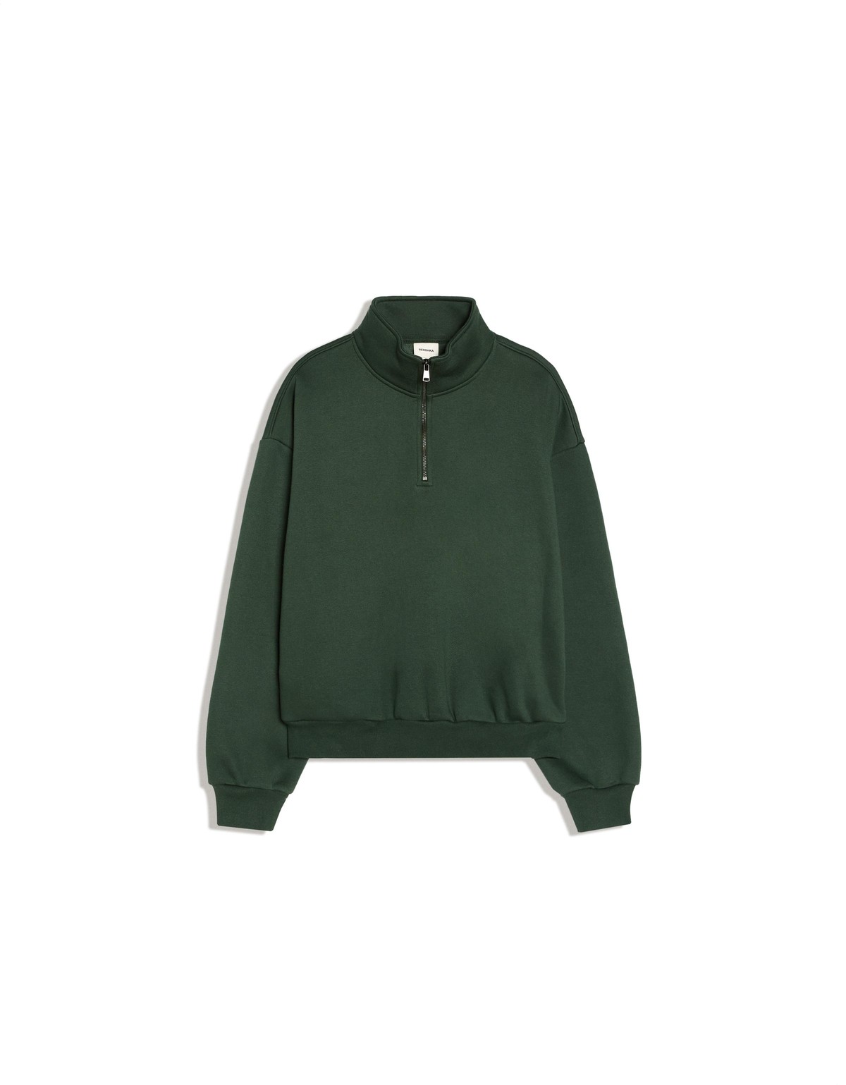 버쉬카 하프집업 크롭 스웨트셔츠 3572/498 GREEN