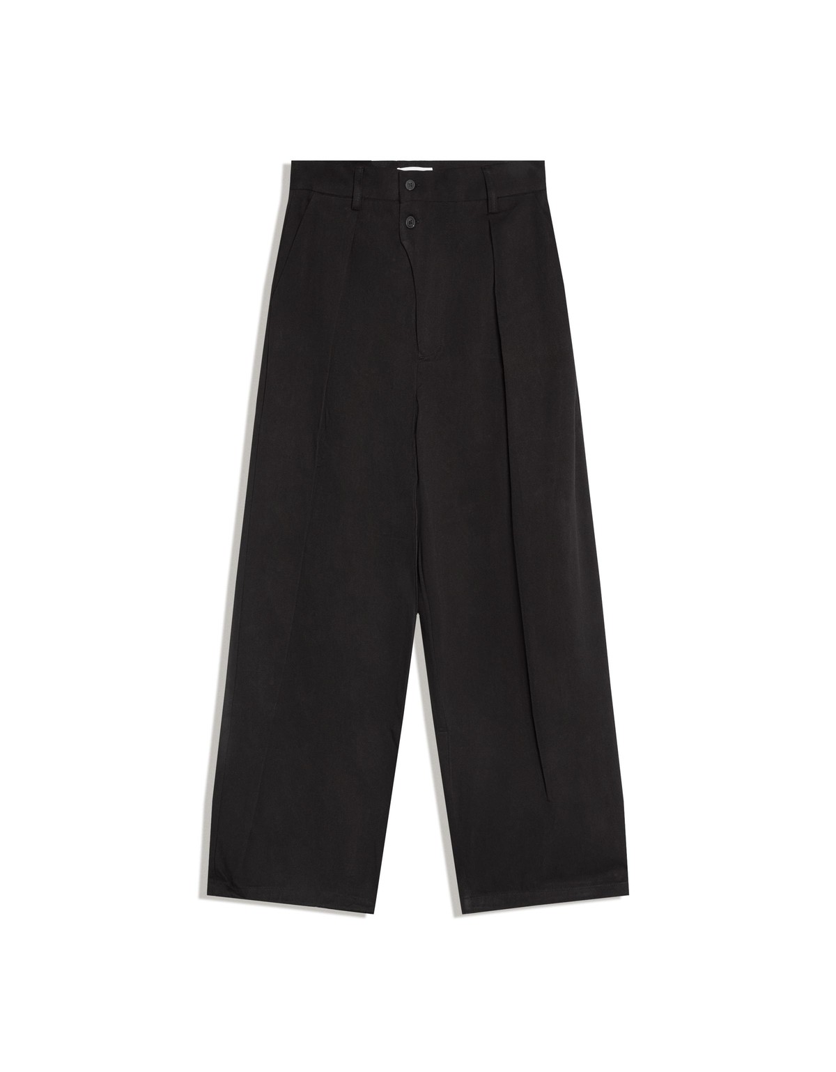 버쉬카 크로스 플리츠 배기 팬츠 3678/710 BLACK