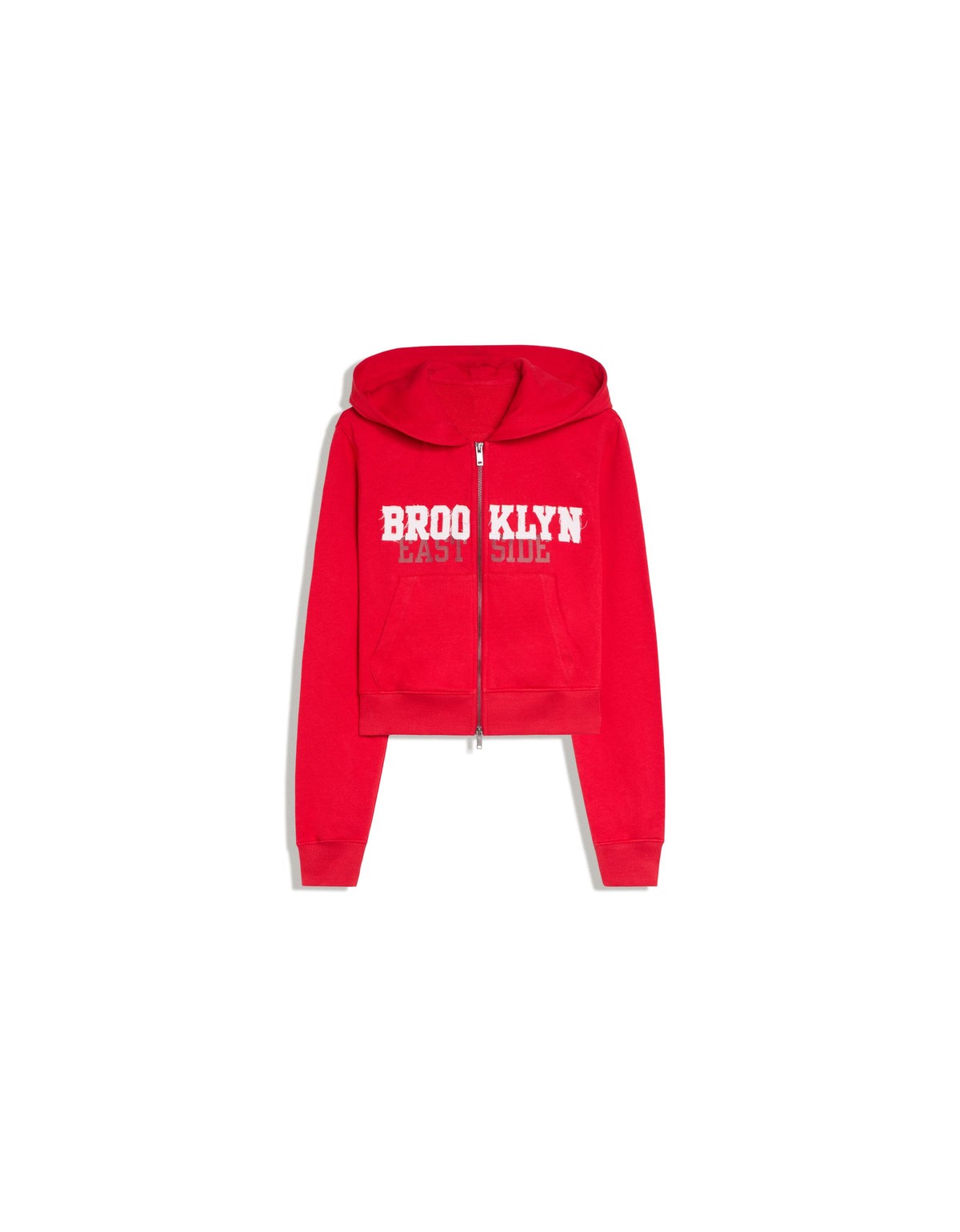 버쉬카 패치 집업 후드 스웨트셔츠 4205/478 RED