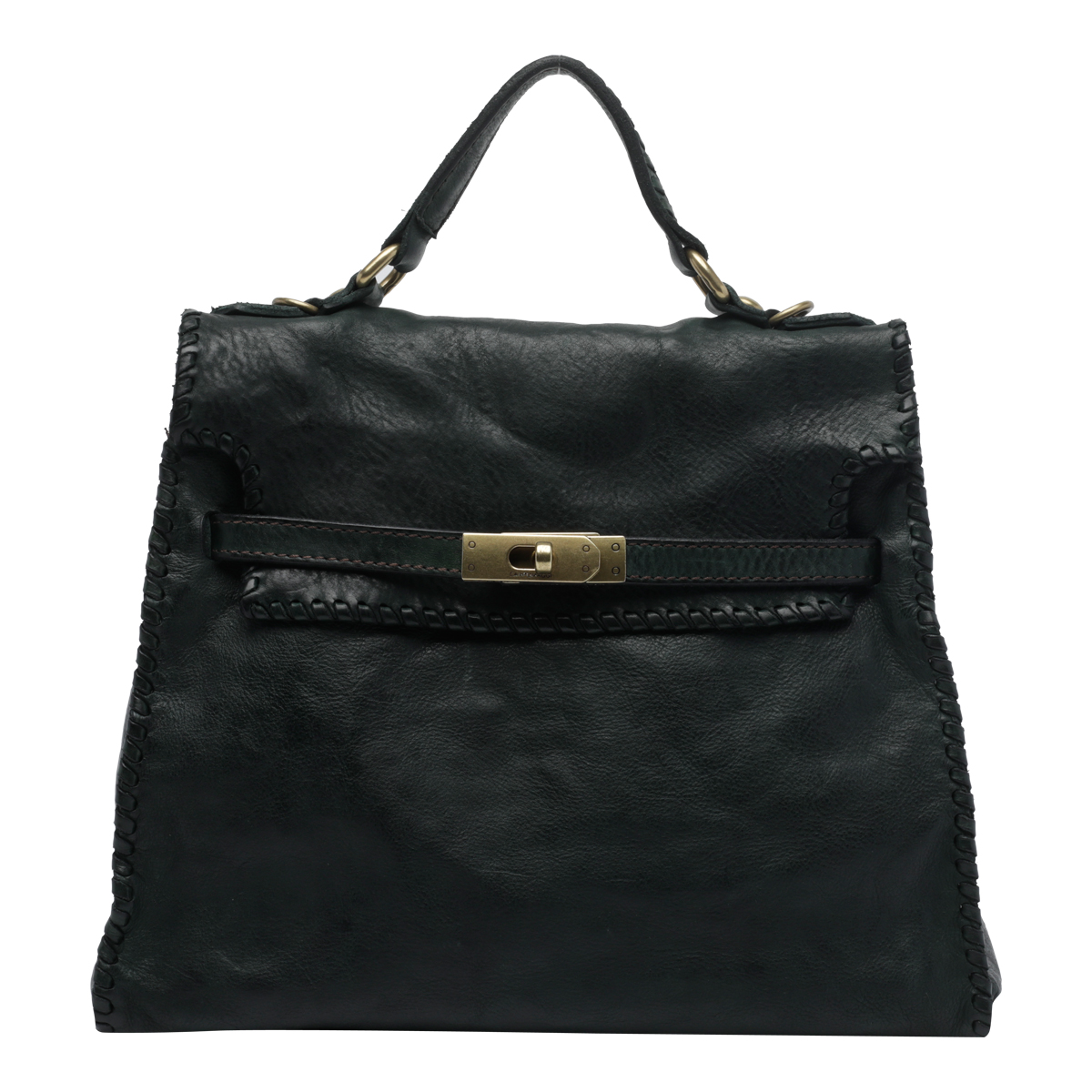 캄포막지 Large Ginevra 숄더백 여성 그린 26FW C043940NDX3133C2505