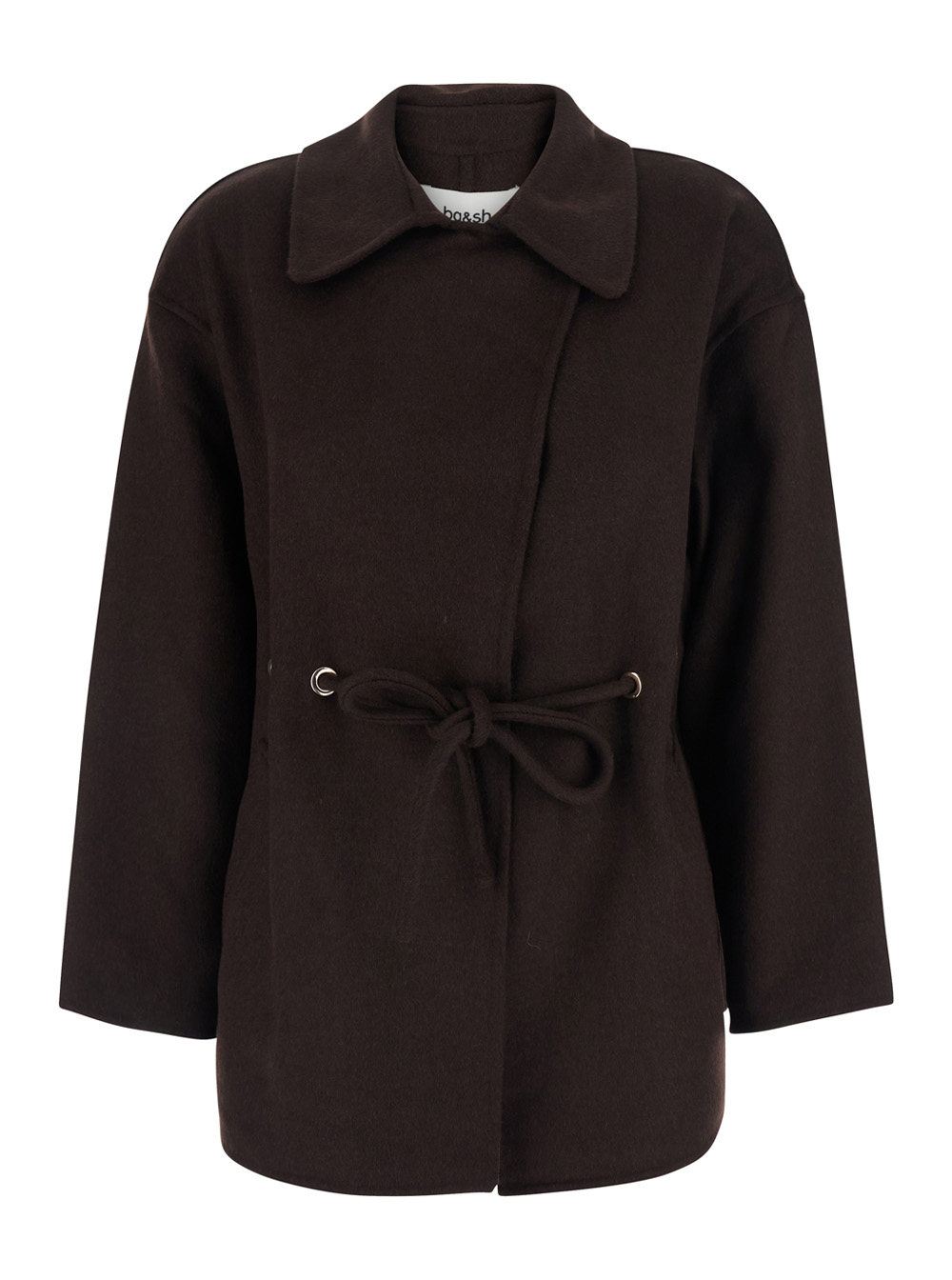 바쉬 Kam classic collar front fabric 코트 여성 브라운 26FW 1H26KAM0916