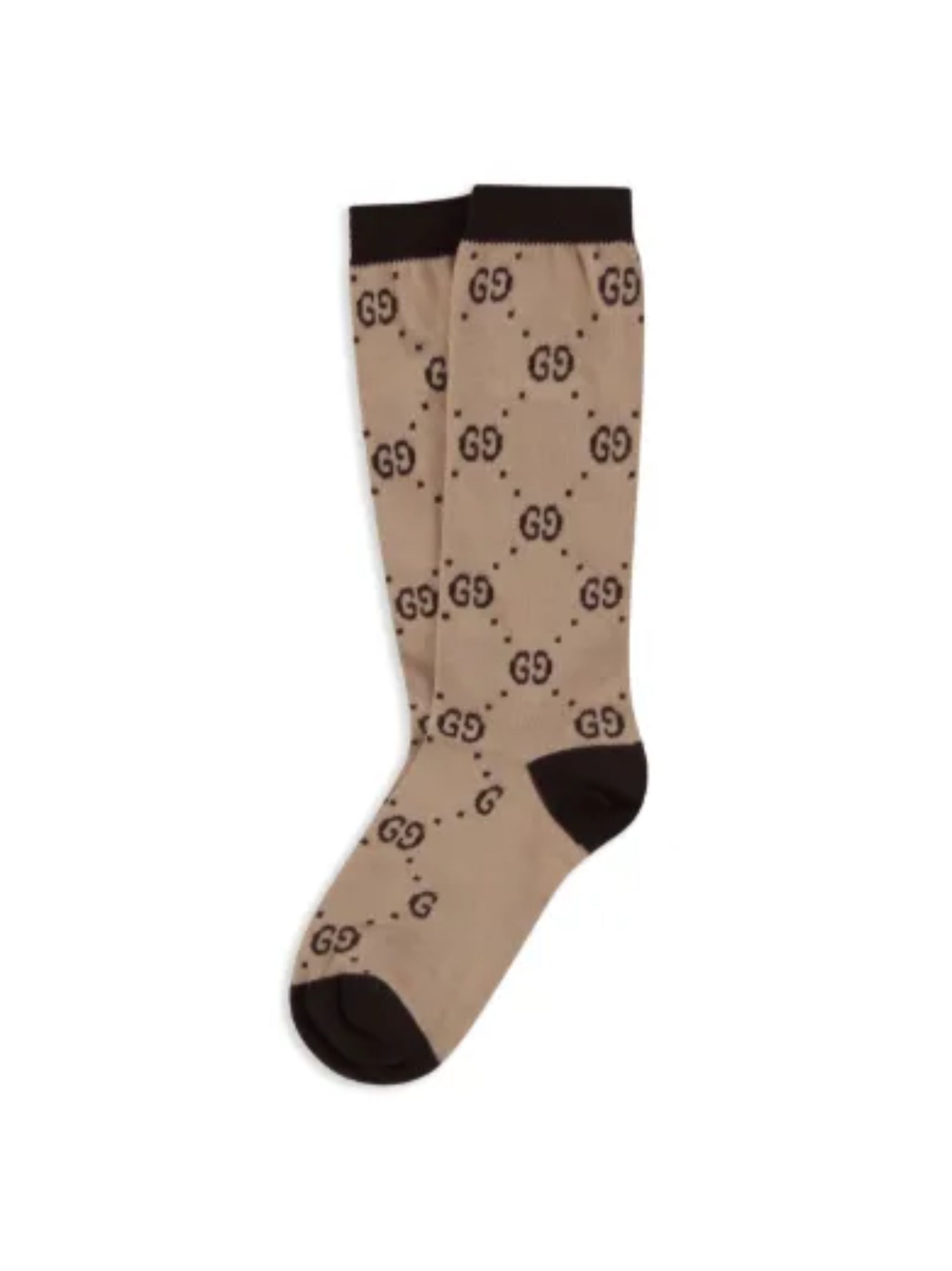 구찌 SOCKS LOGGINA 양말 여아 브라운 26SS 5035094K5419764