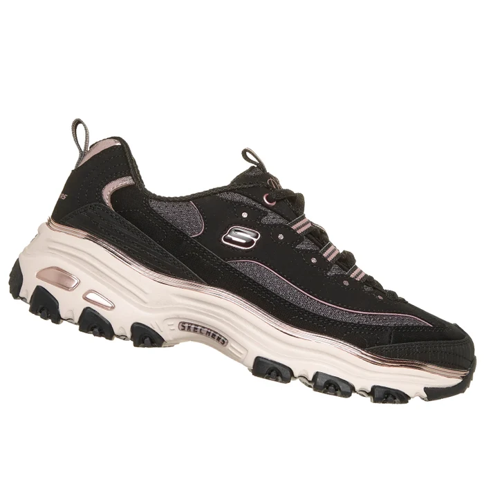 스에첼스 SCARPE D LITES CHROME WAVE 스포츠 스니커즈 여성 블랙 150873BKRGNERO
