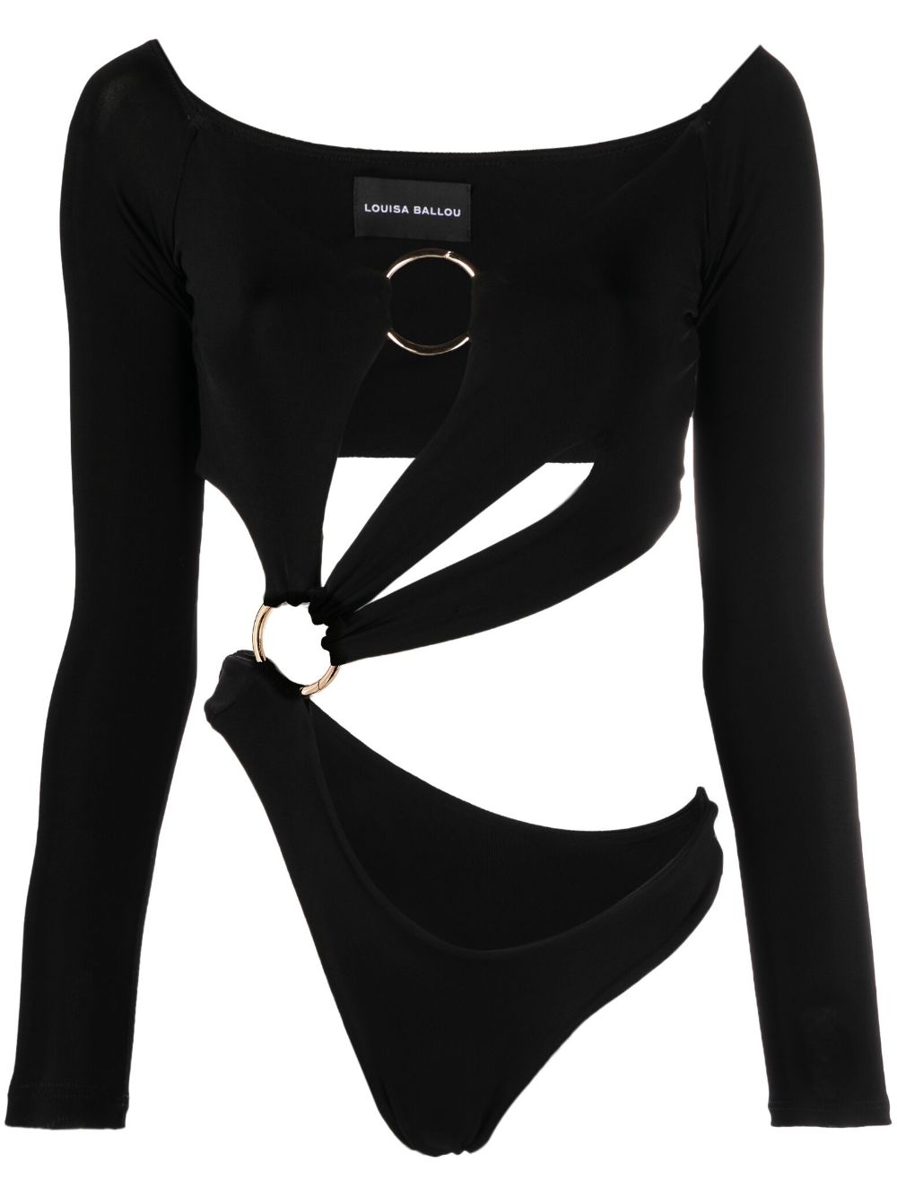 라우이사 발라우 Long sleeve cut-out 바디수트 점프수트 여성 블랙 23FW 1110070999
