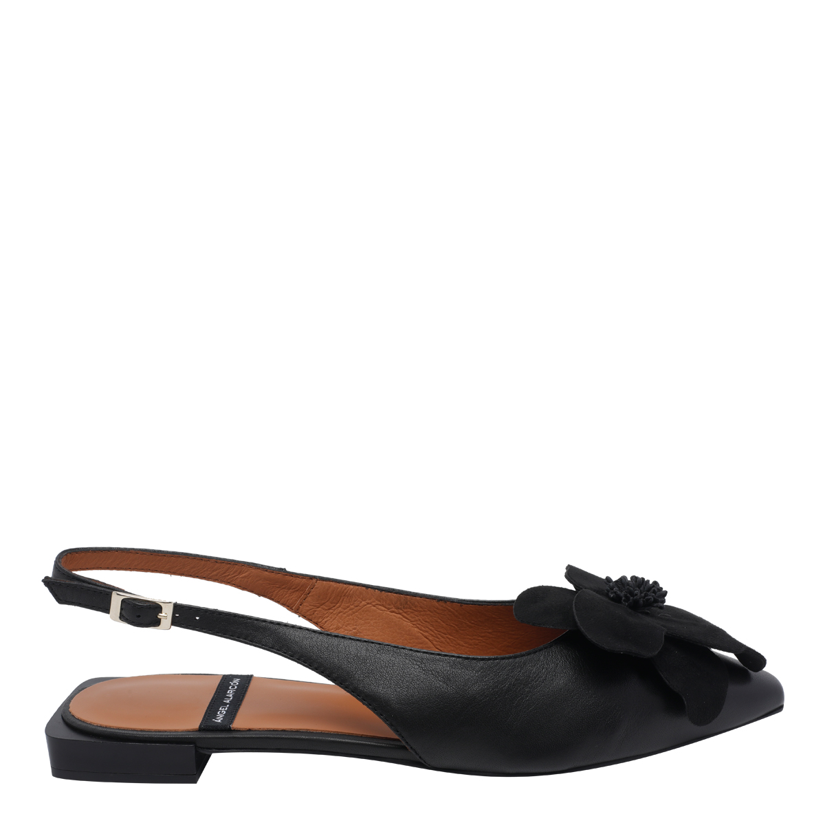 아엘 아랄콘 530B Slingback Ballet 로퍼 여성 블랙 26SS 26000530BNEXTNEGRO
