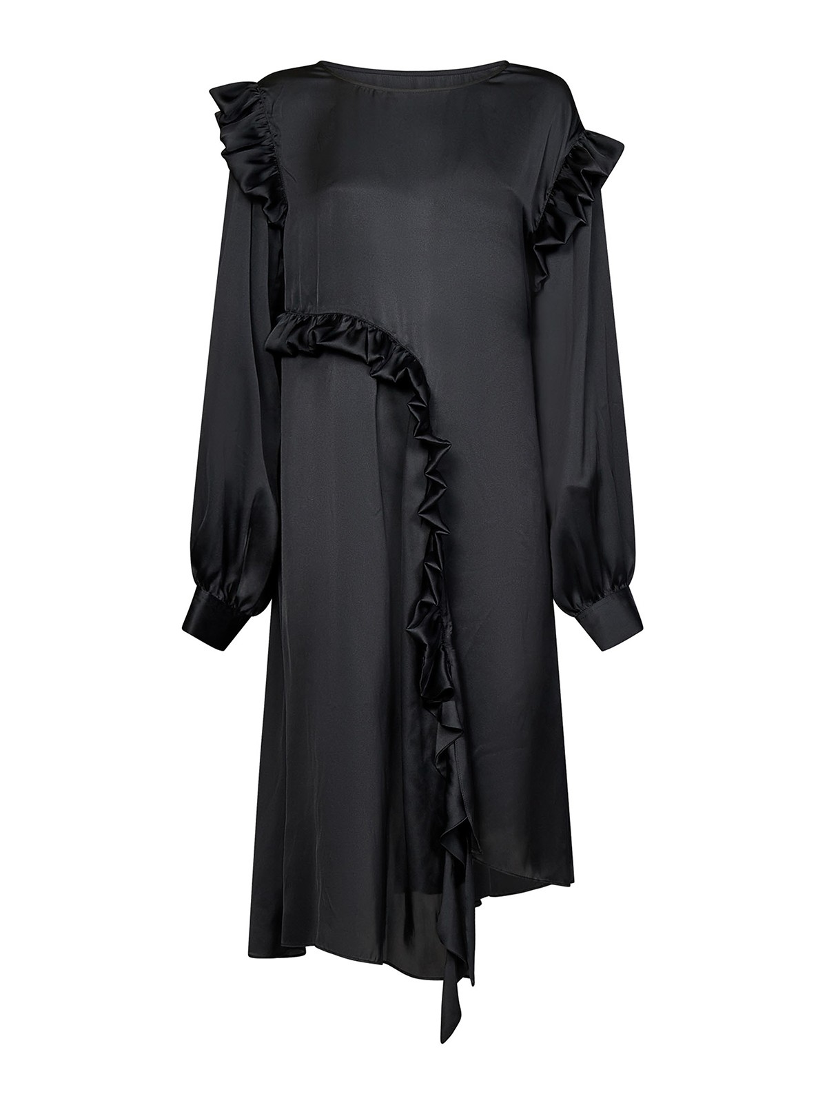 레마인 빌젤 츠잇텐센 Asymmetrical light sat 원피스 여성 블랙 23SS RM22061000