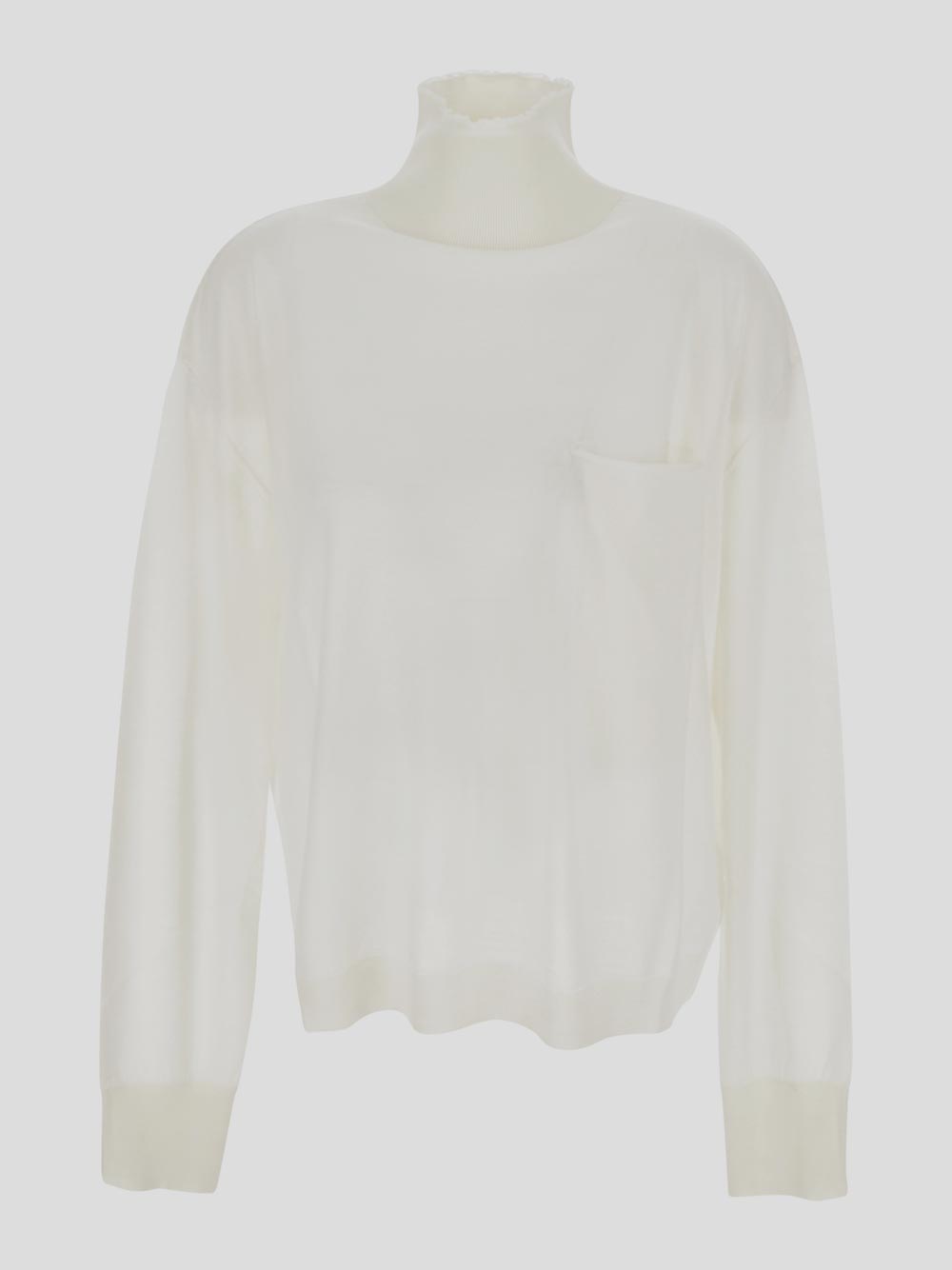 치라 knitted 니트 여성 화이트 23FW Q764KFQ0001