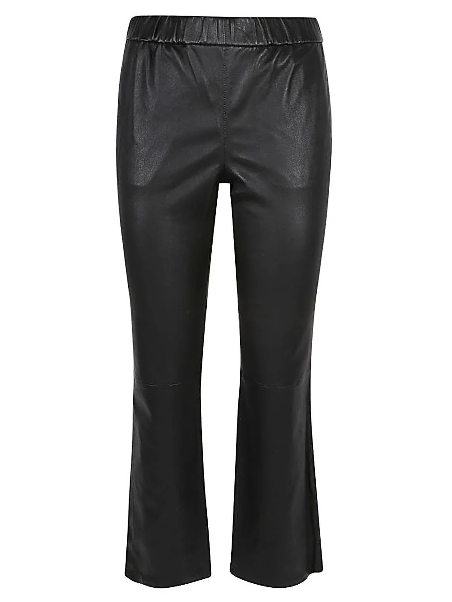 에넷 casual 캐주얼 팬츠 여성 블랙 25SS RELAXBOOTCUTPLONGESTRETCHBLACK