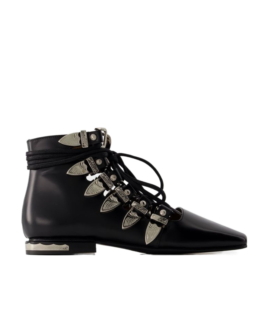 토가 풀라 앵클 부츠 여성 블랙 23FW FTGPW128409021BLACK