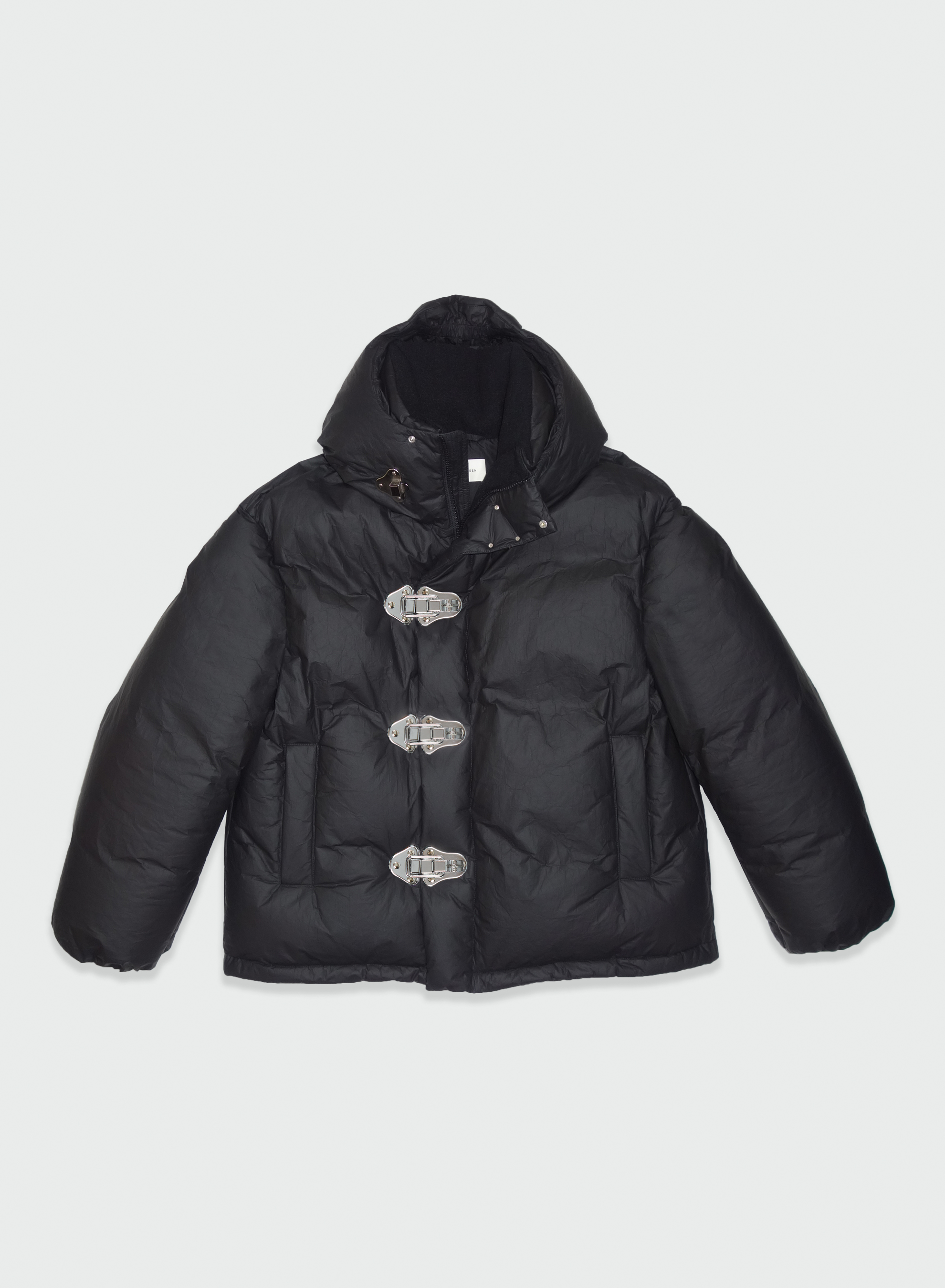 크아익 그린 후드 자켓 남성 블랙 23FW CGAW23CWOJKT63BLACK