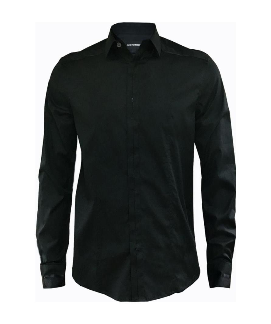 레 홈멧 긴팔 셔츠 남성 블랙 20SS LHG615LG5009000