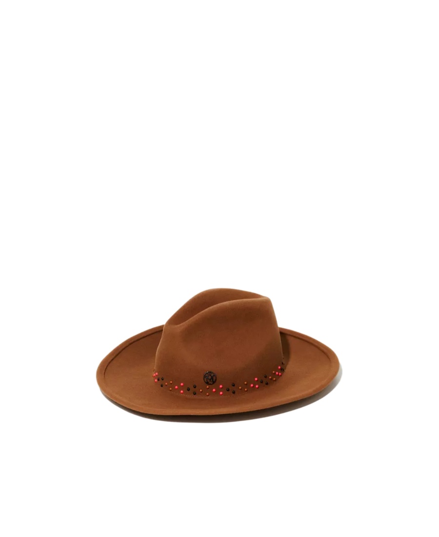 마이손 미첼 모자 여성 브라운 23SS 1036026001