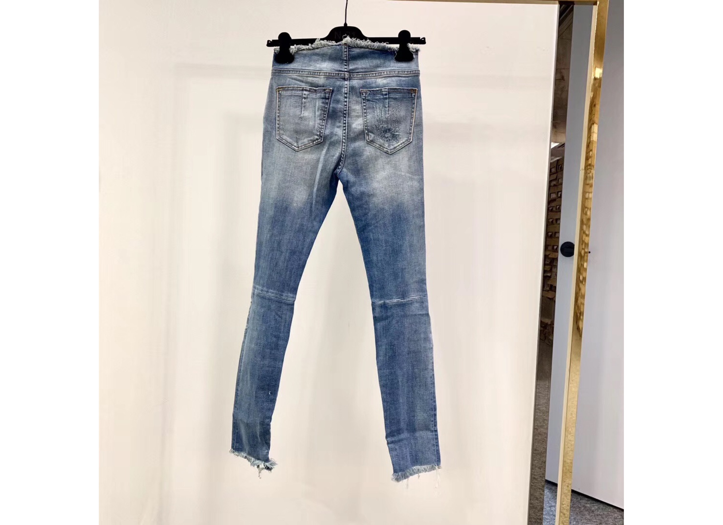 운라벨 프로젝트 진 데님 팬츠 여성 그레이 19FW UWYB002R02001271007100