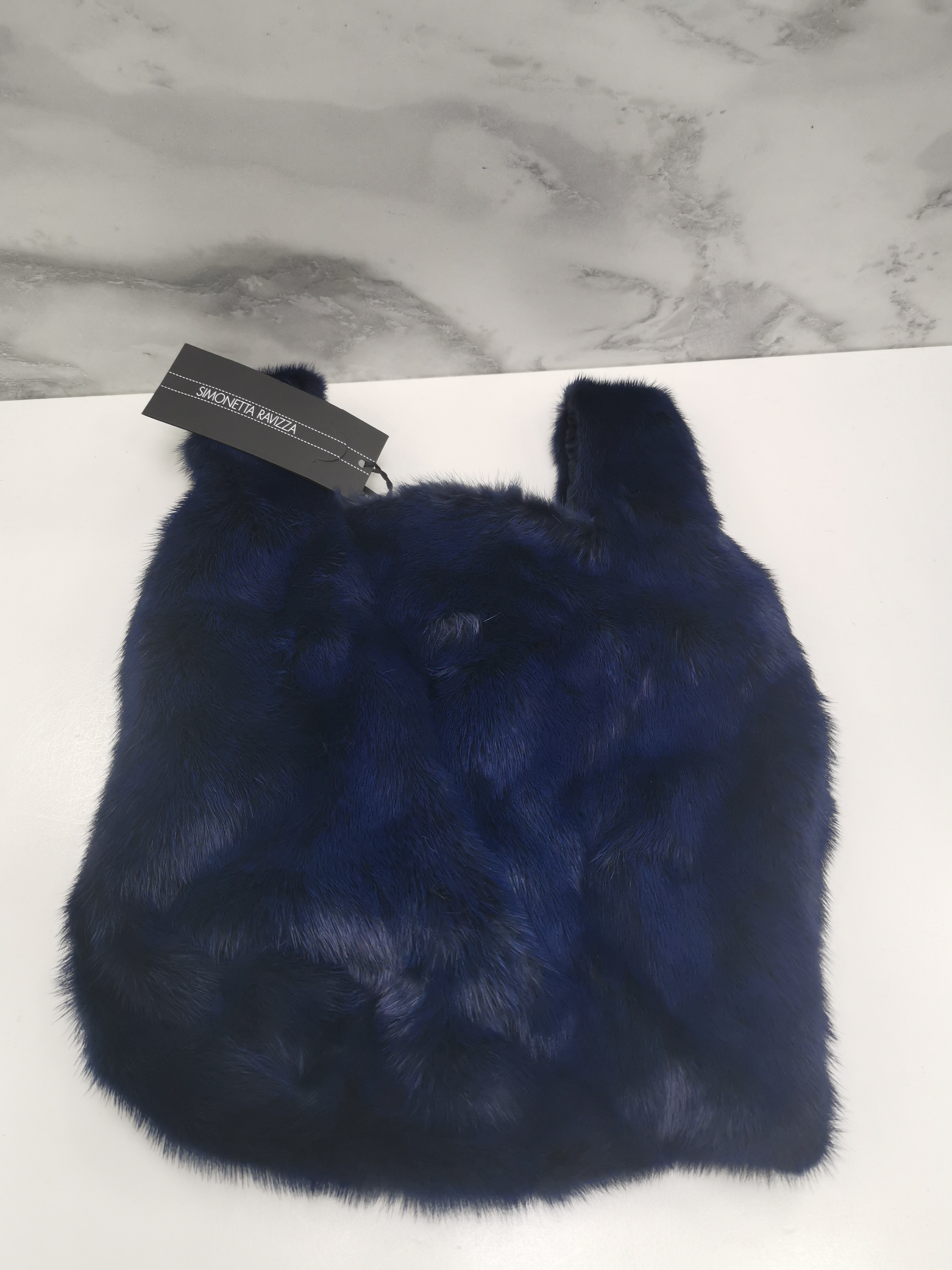 시모네트아 라비즈아 토트백 여성 블루 22SS FURR1516ROYBL
