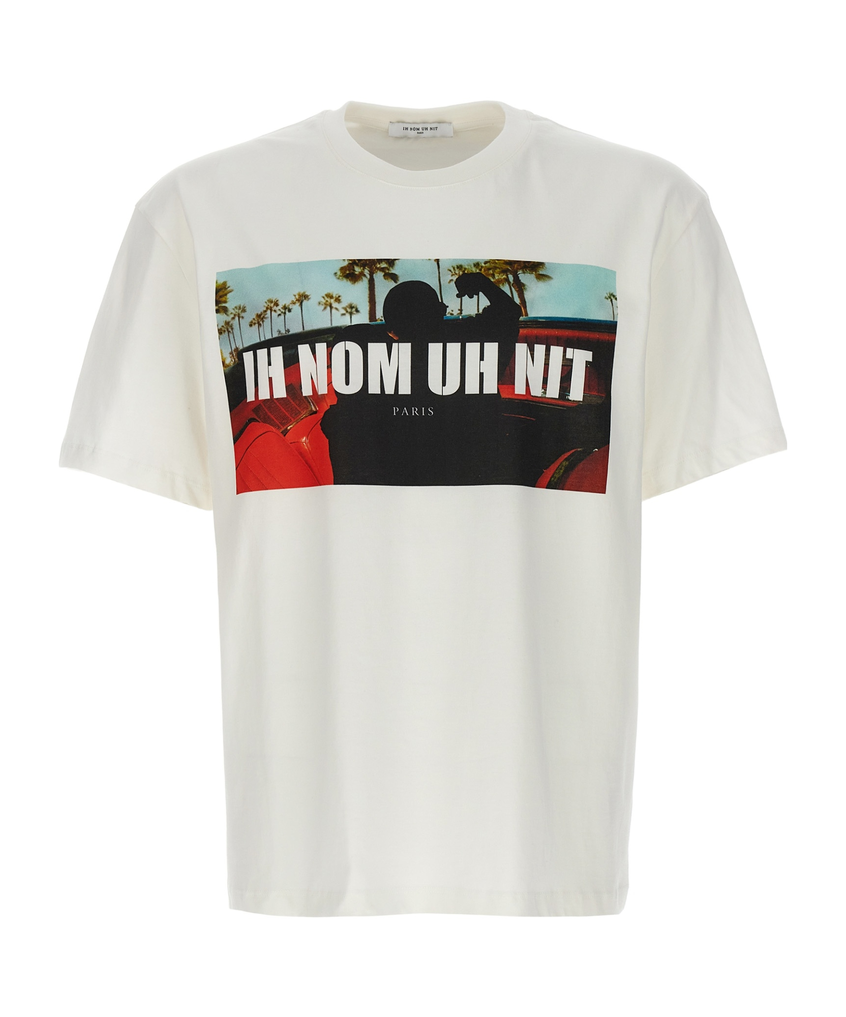 이흐 놈 우흐 니트 티셔츠 남성 화이트 24SS NMS24205081WHITE
