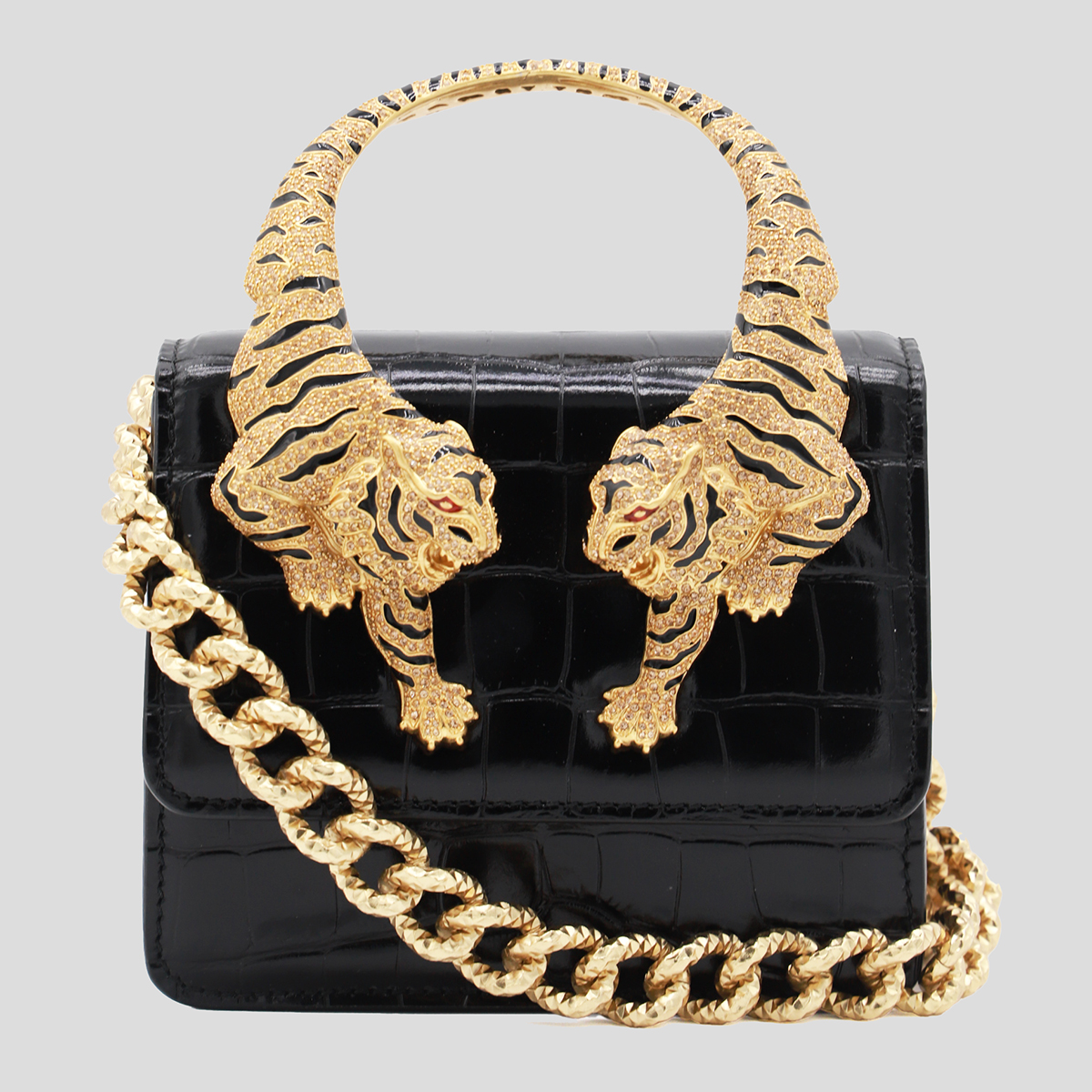 로베르토 카발리 Roar 스몰 플랩 토트백 여성 멀티 SKB025PZ97505051