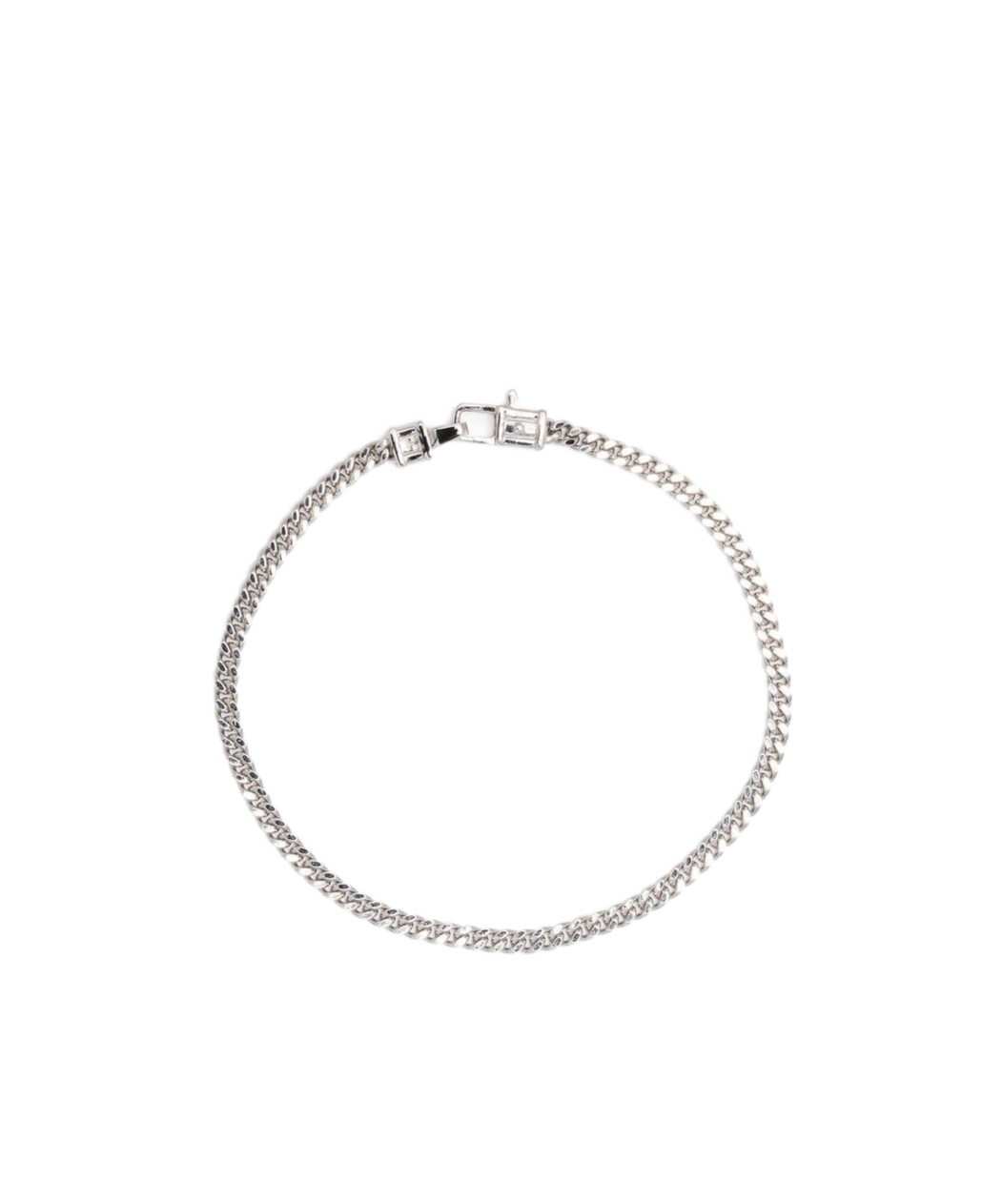 톰 우드 Bangle 팔찌 남성 그레이 26SS 100255CURBBRACE