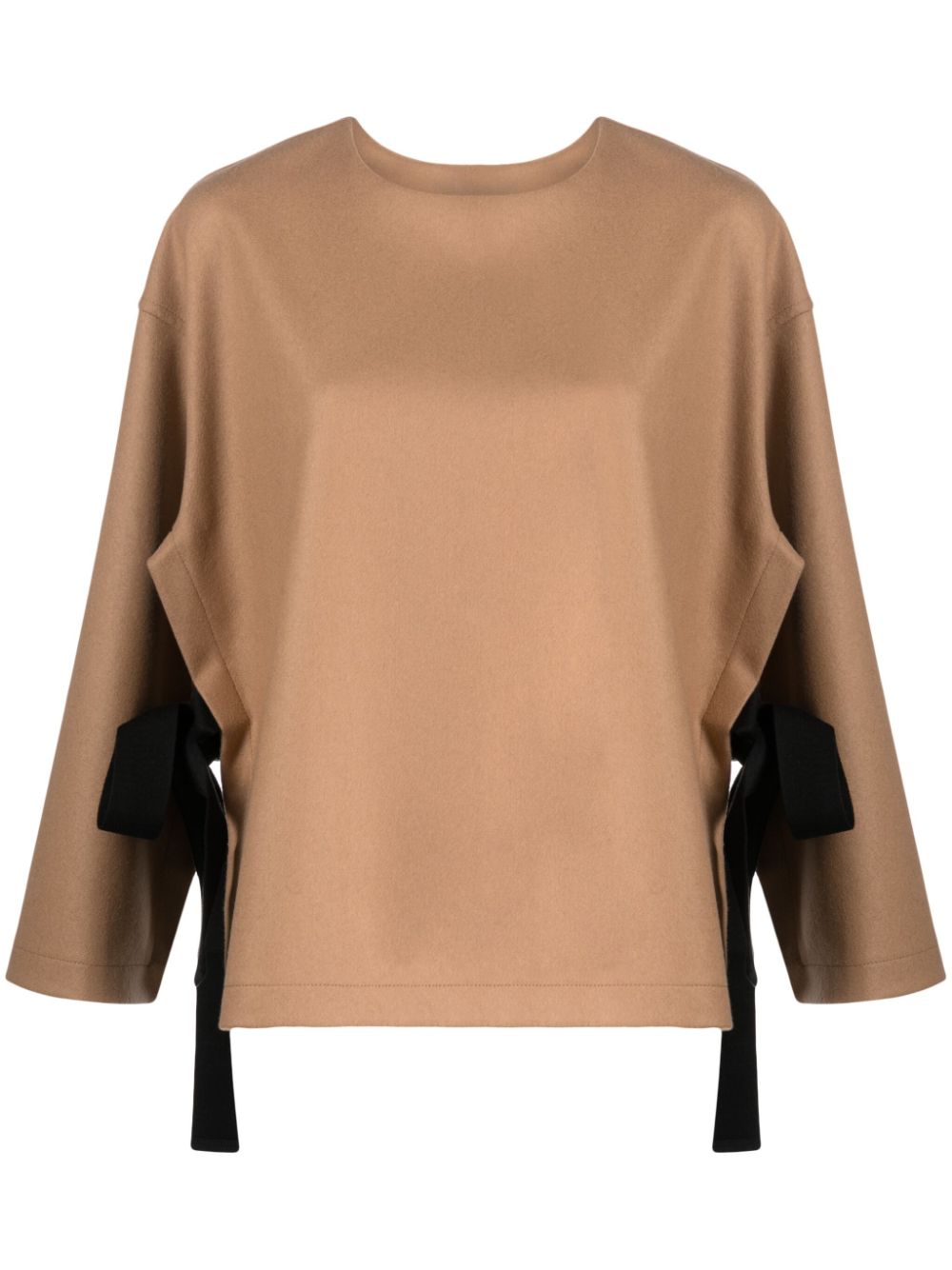 에리카 카발리니 Nara blend blouse 블라우스 여성 베이지 23FW E3WM06NARAU45