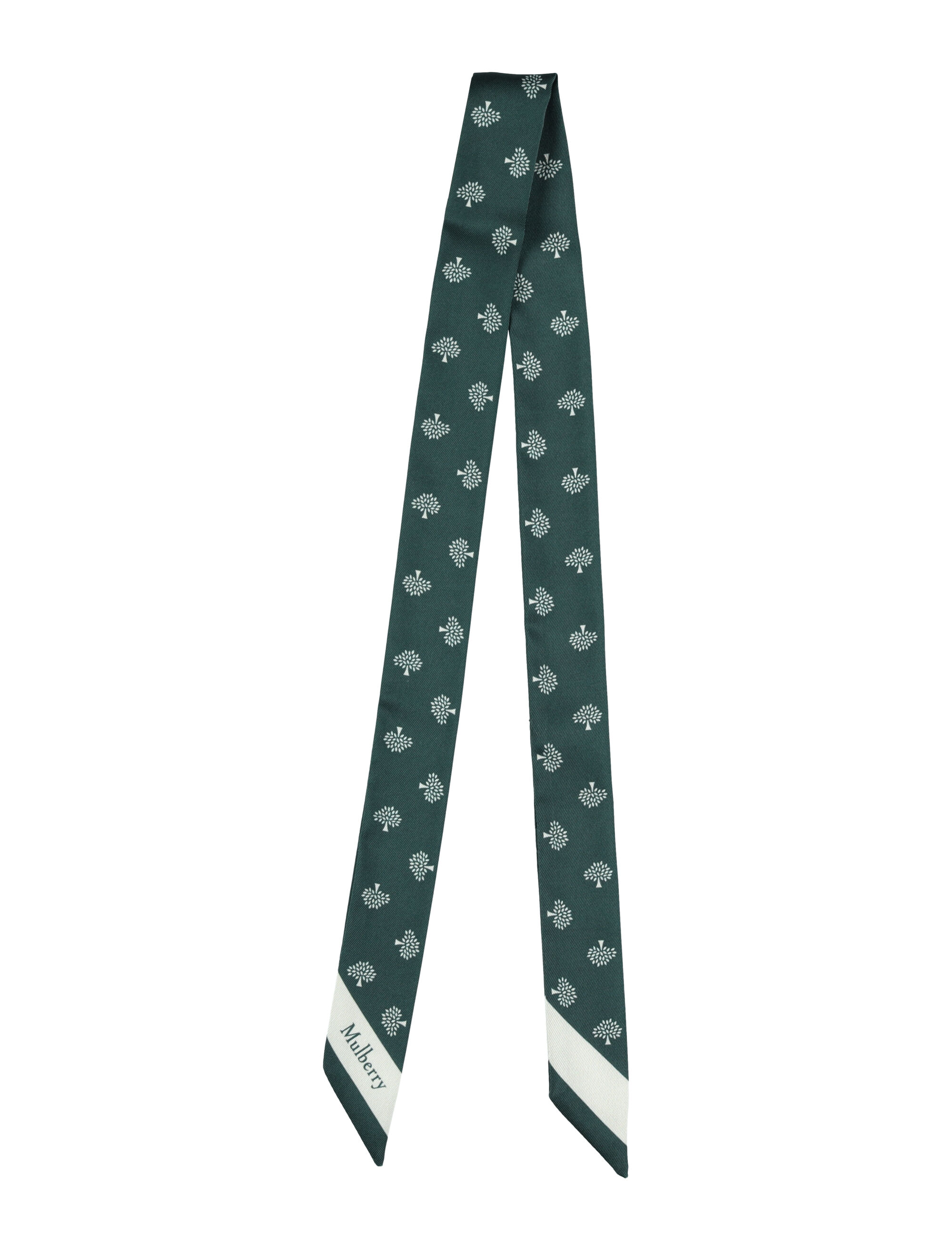 멀버리 Tree small skinny 스카프/머플러 여성 그린 25SS VS4775985Q633